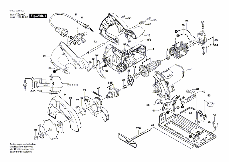 Bosch Kreissäge PKS46