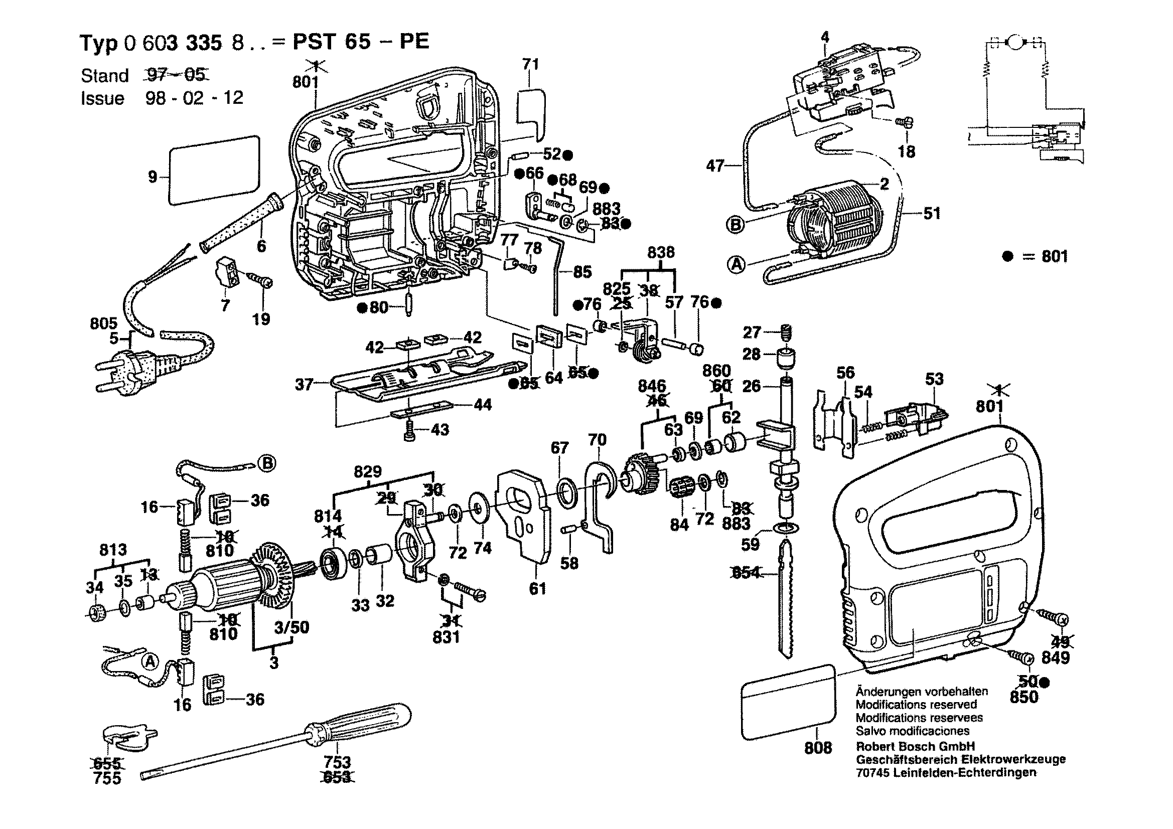 Bosch Stichsäge PST65PE
