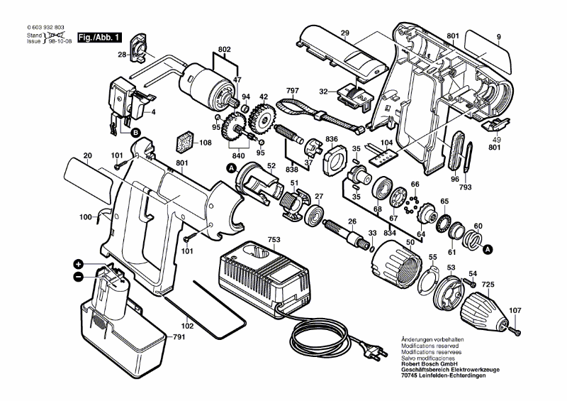 Bosch Akku-Schrauber PSR9.6VES-2