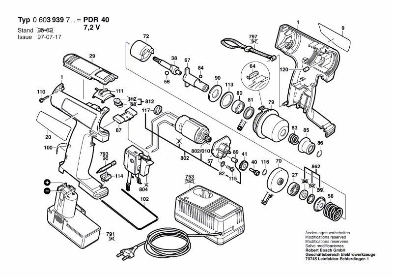 Bosch Akku-Schlagschrauber PDR7.2VE