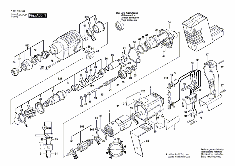 Bosch Akku-Bohrhammer GBH24VR