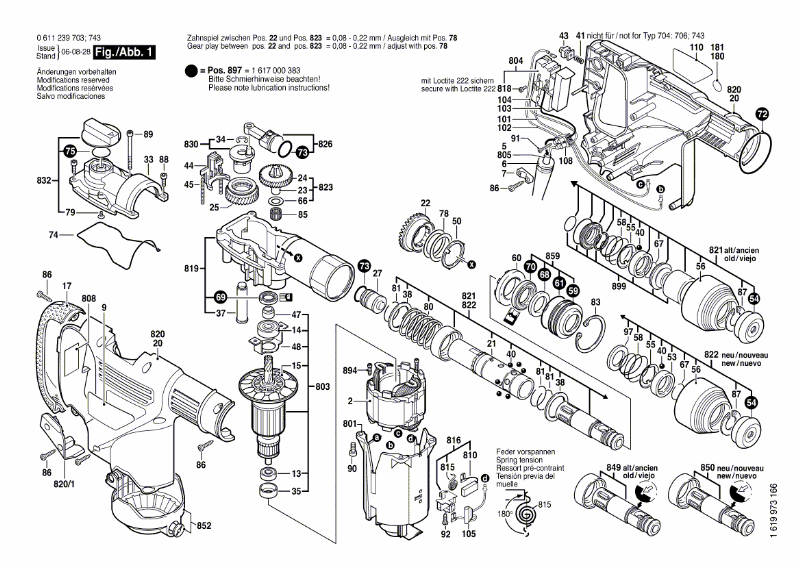 Bohrhammer GBH3-28E