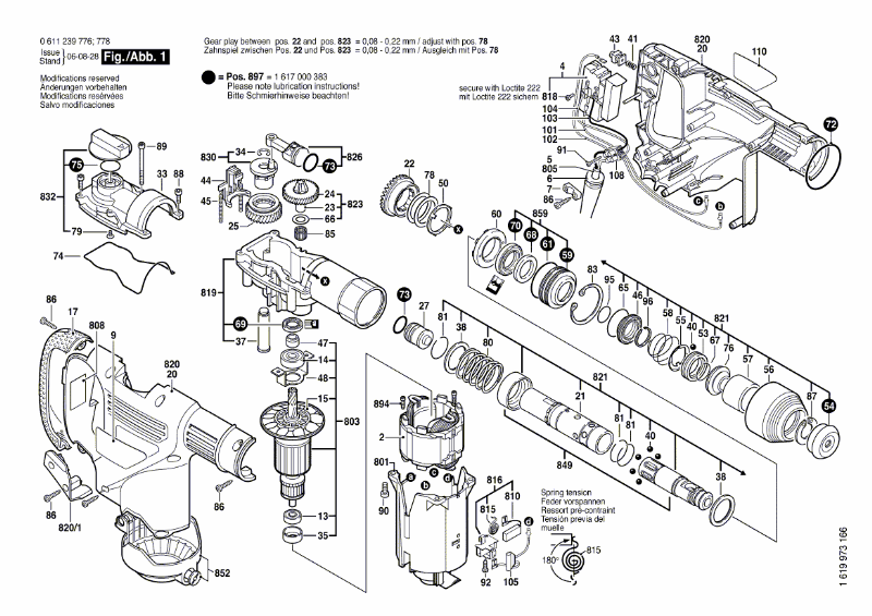 Bohrhammer GBH3-28E