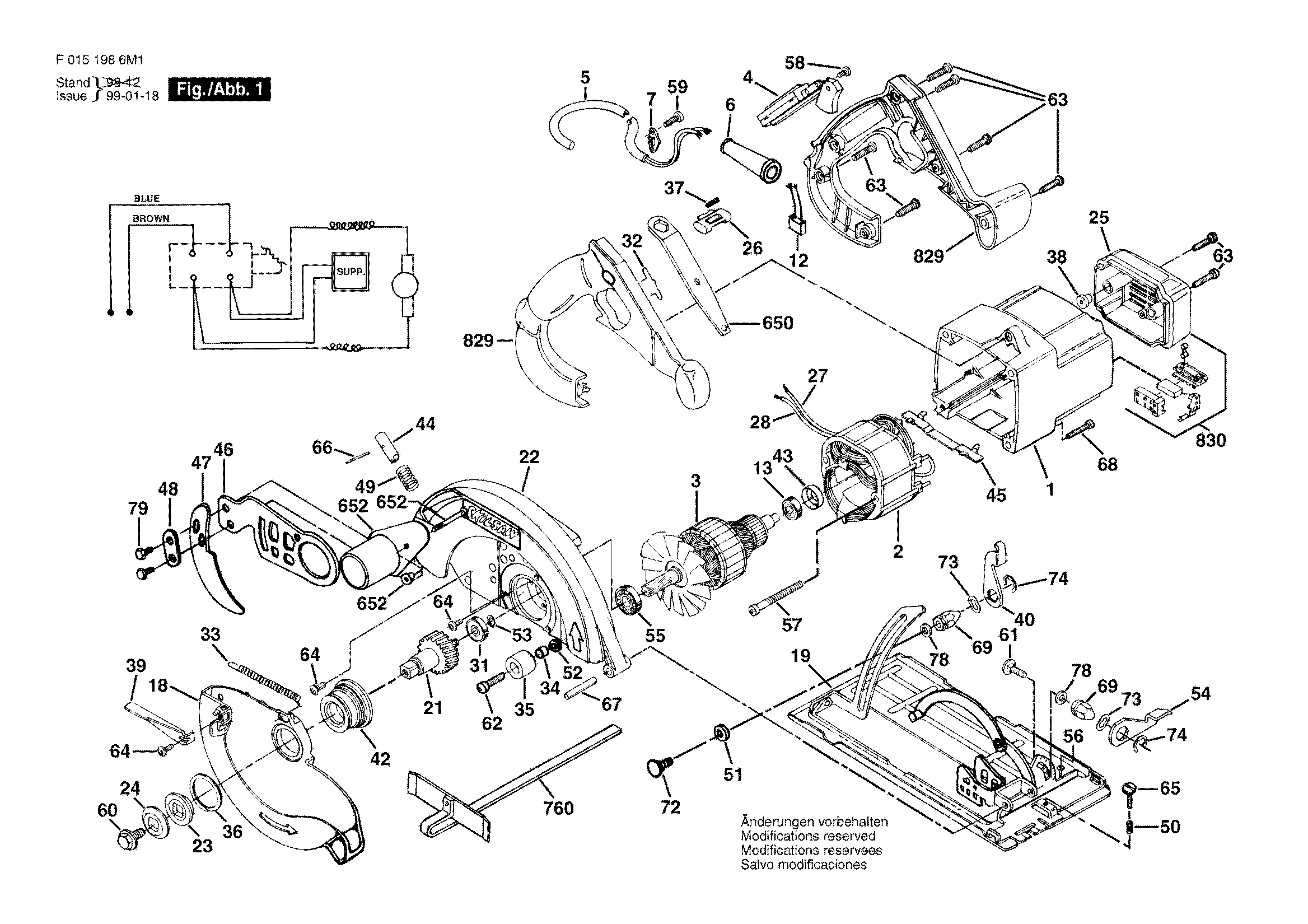 Bosch Kreissäge 1986U1