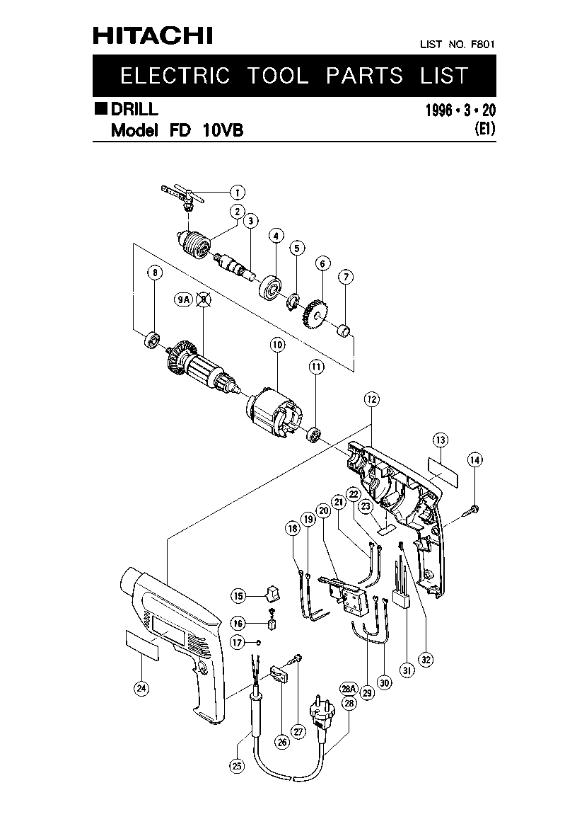 FD10VB - Bohrmaschine