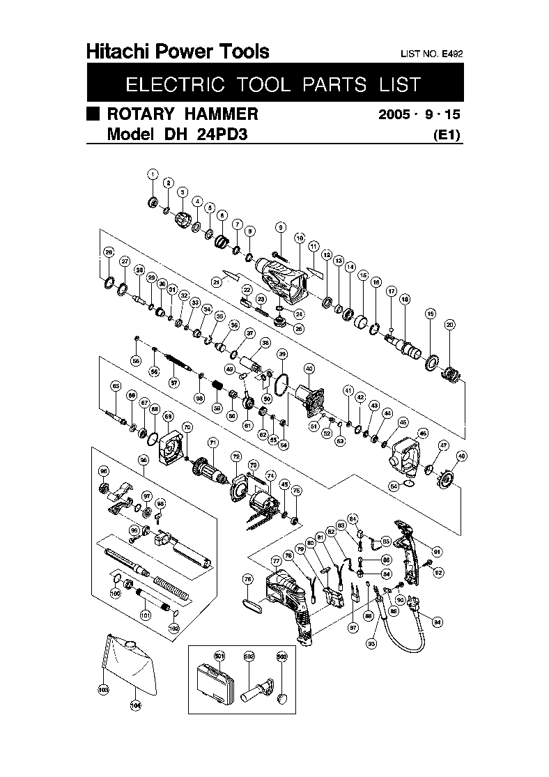 Hitachi Ersatzfeder 888637 – Originales Zubehör Für Hitachi Elektrowerkzeuge