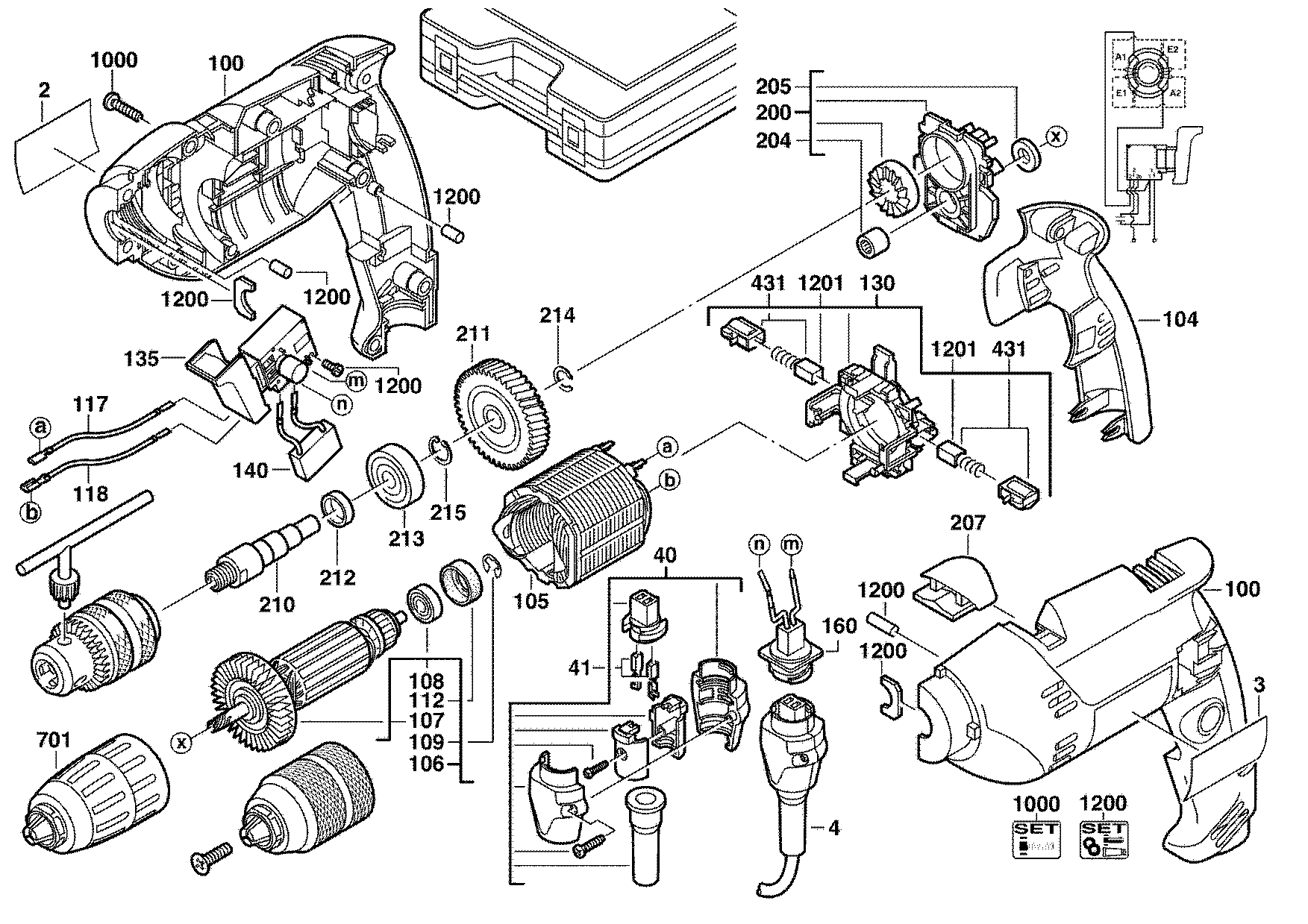 Milwaukee DE10Q Bohrmaschine 