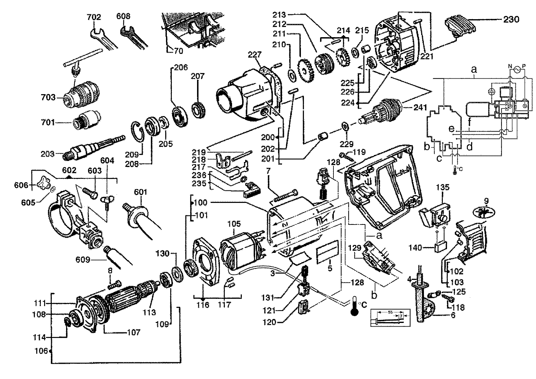 Milwaukee DB2E1500 Bohrmaschine 