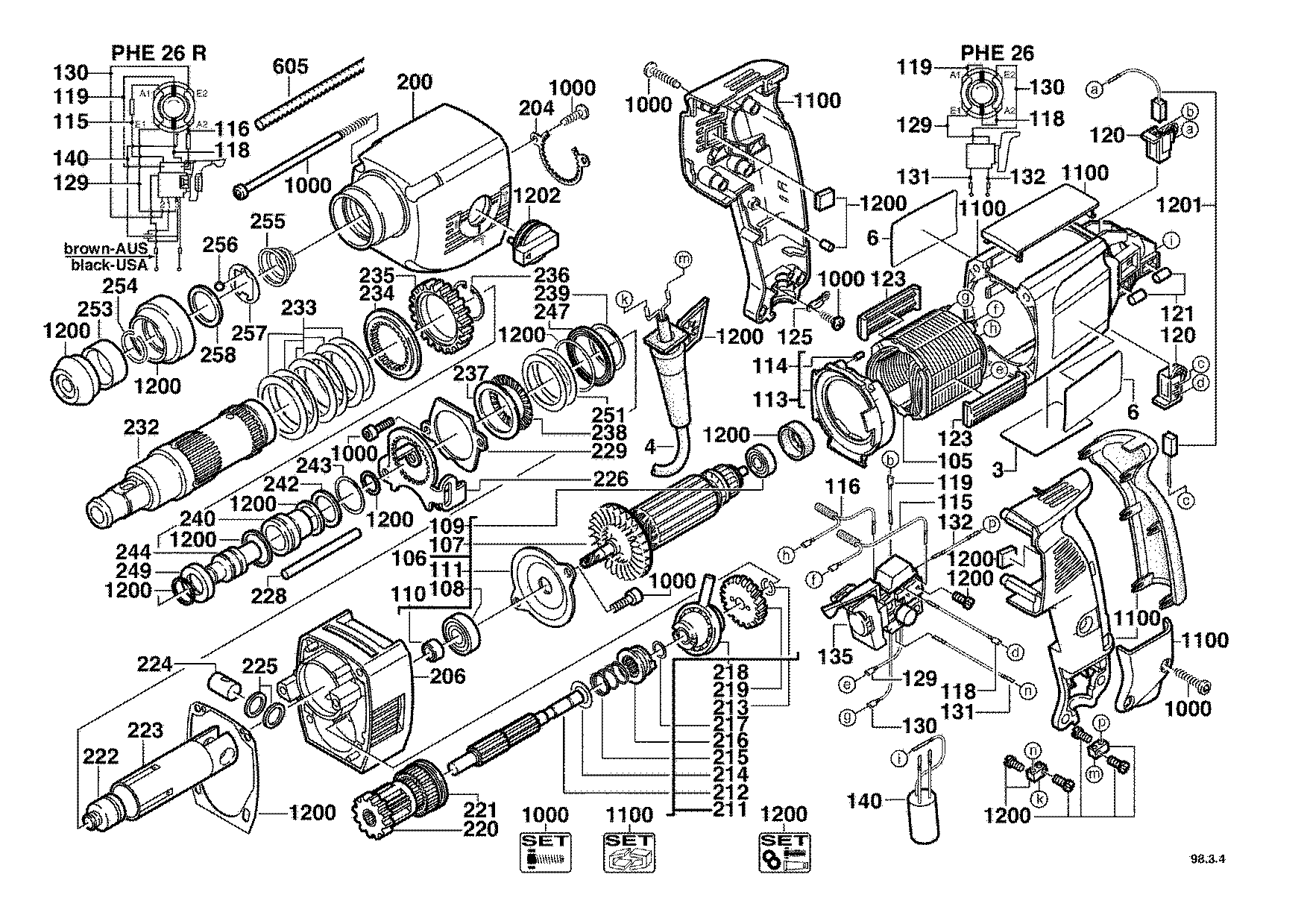 PHE26R Bohrhammer 