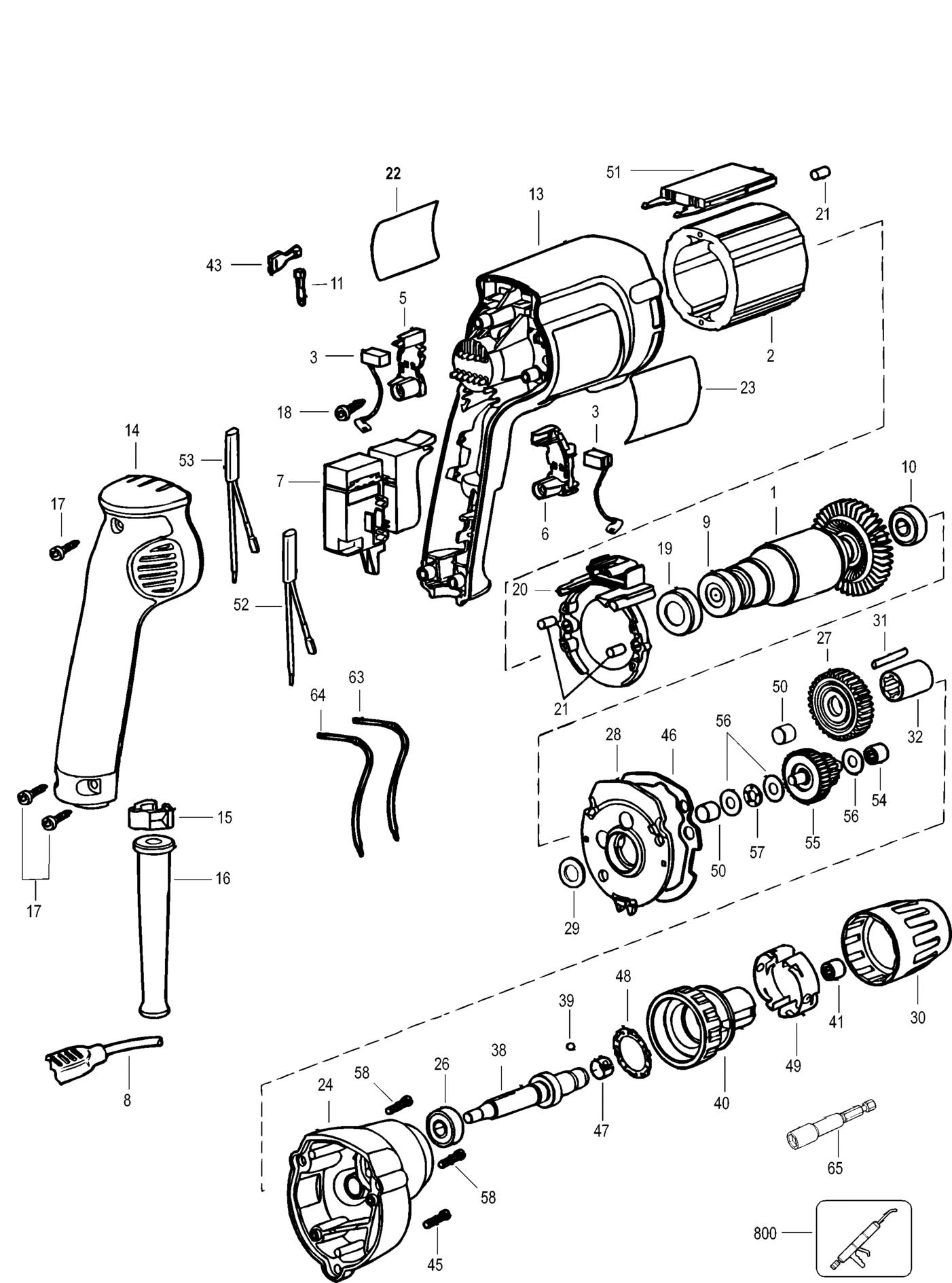 DeWalt DW253-QS TYPE 1 SCHRAUBENDREHER