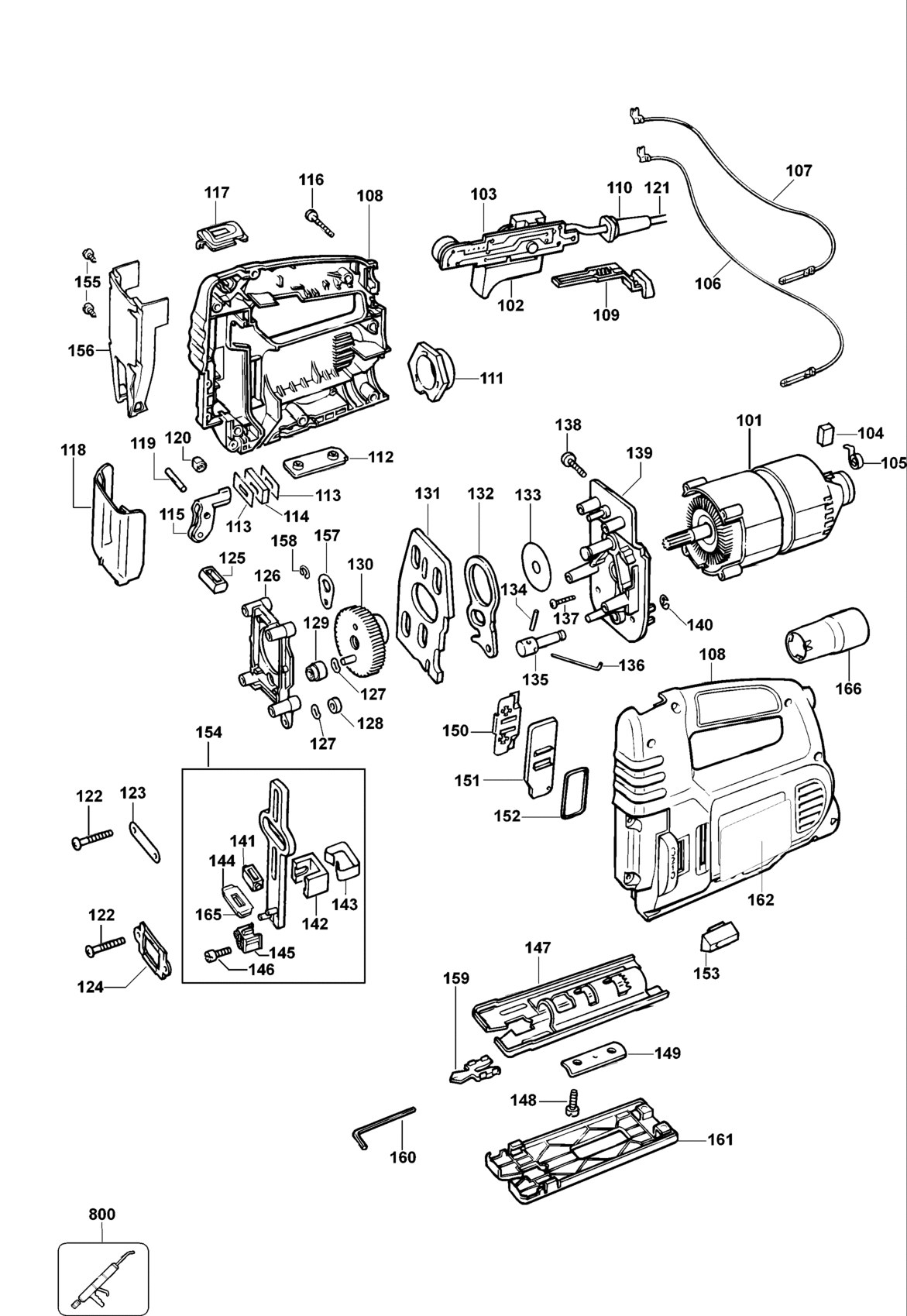 DeWalt DW319-QS TYPE 1 STICHSÄGE