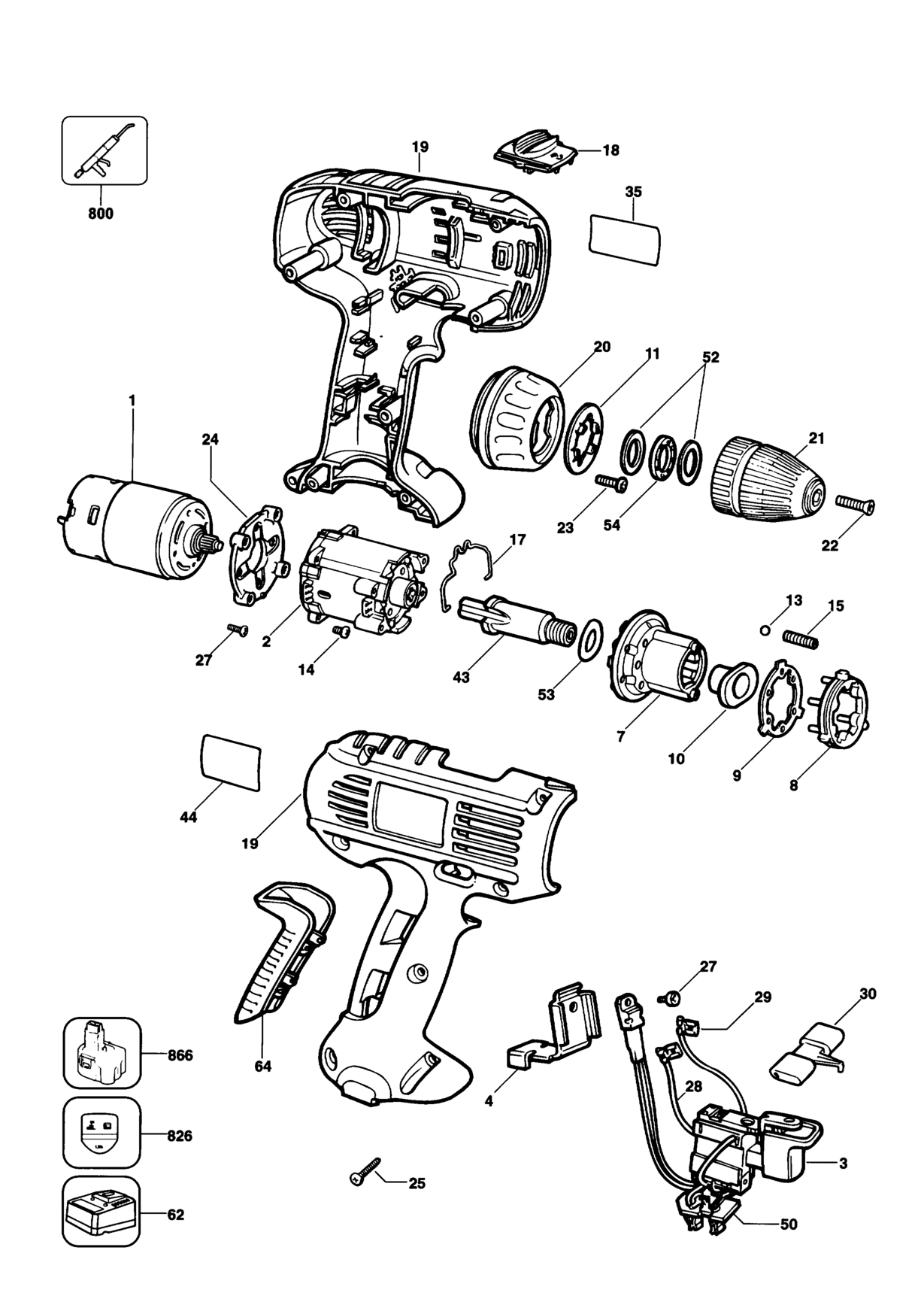 DeWalt DW917K-QW TYPE 1 - 2 AKKU-BOHRMASCHINE