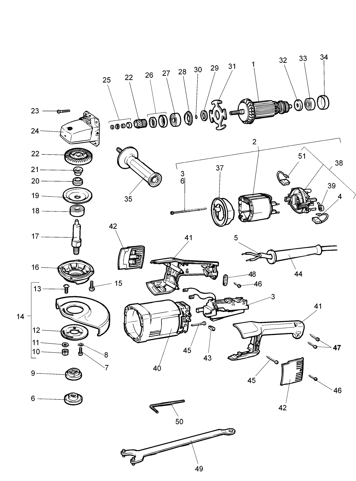 DeWalt DW492-DE TYPE 1 WINKELSCHLEIFER