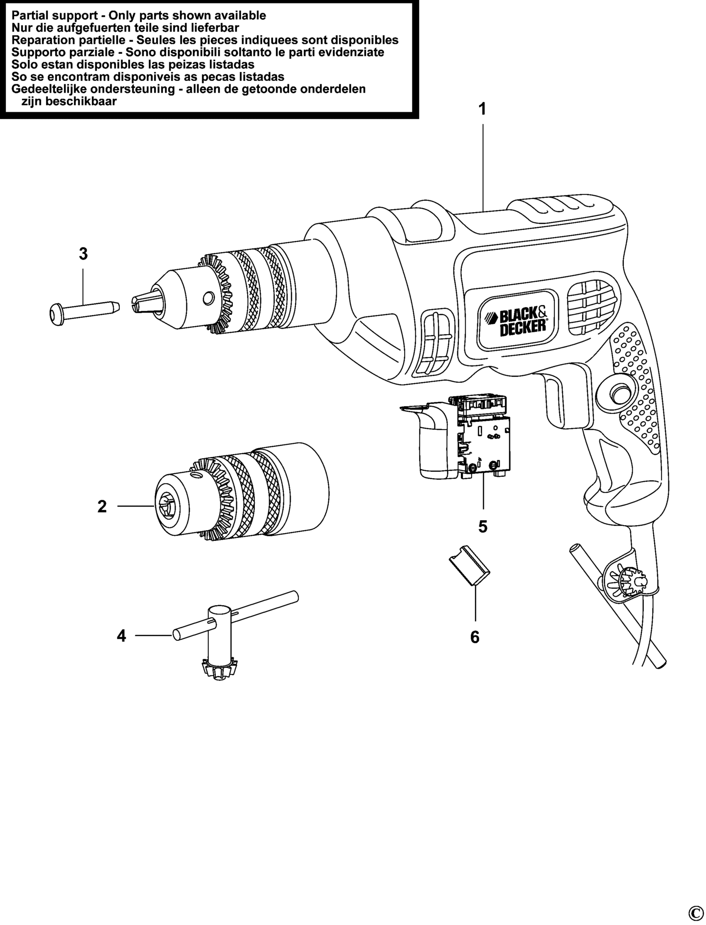 Black&Decker KR474-QS TYPE 1 BOHRHAMMER XX96