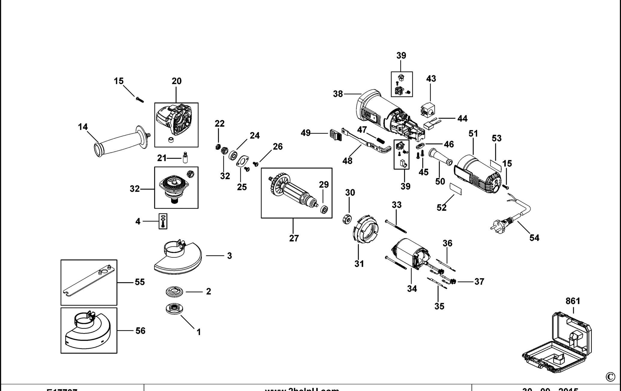 Black&Decker KG911-QS TYPE 1 SMALL ANGLE GRINDER XX96