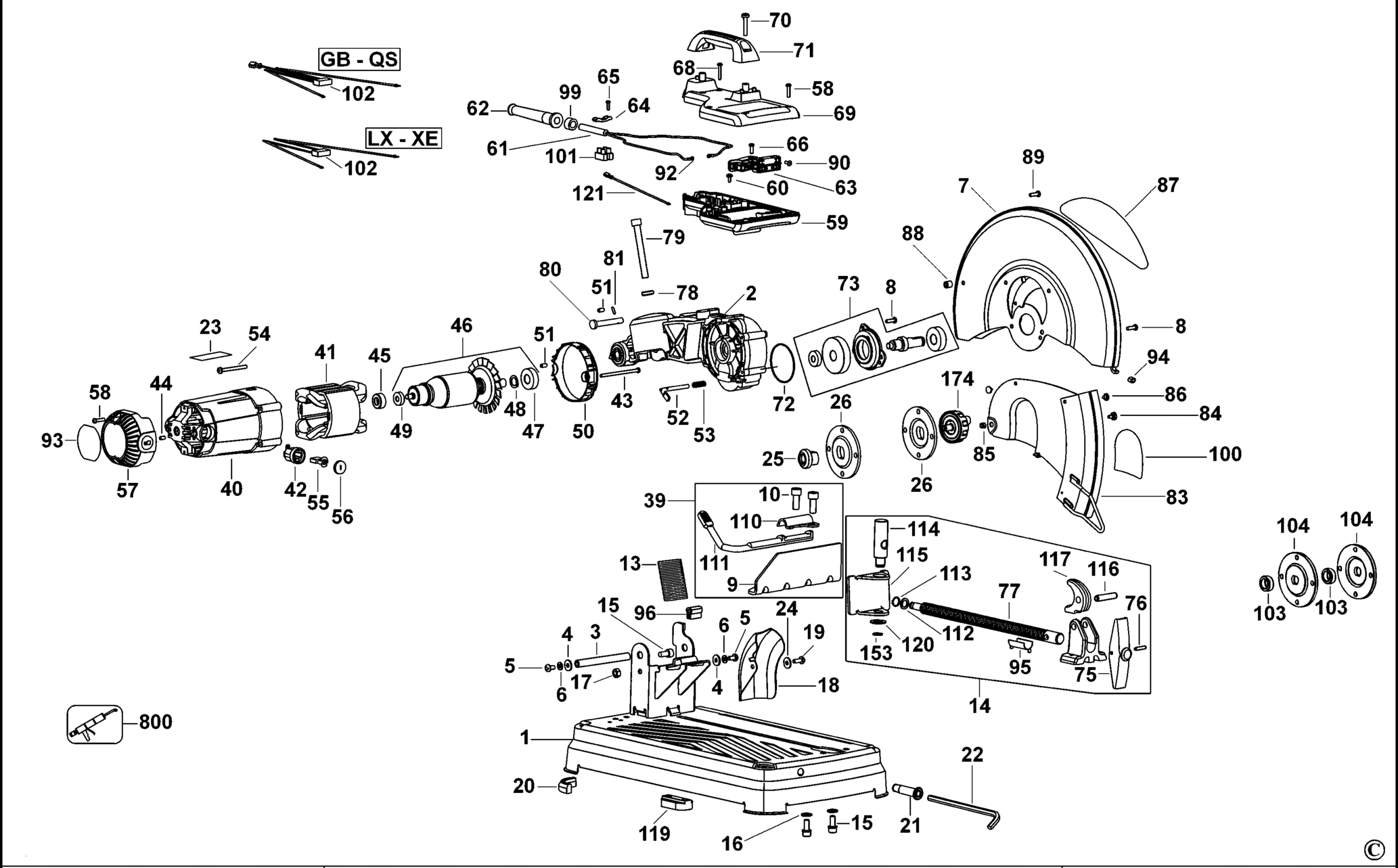 D28715-QS TYPE 1 SCHROTSÄGE