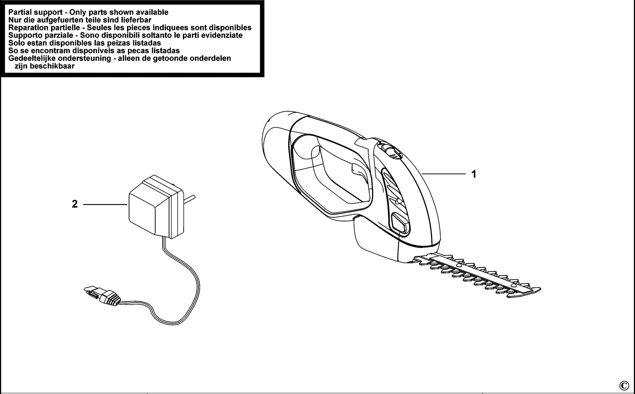 Black&Decker GS721-QW TYPE H2 AKKU-SCHERE XX96