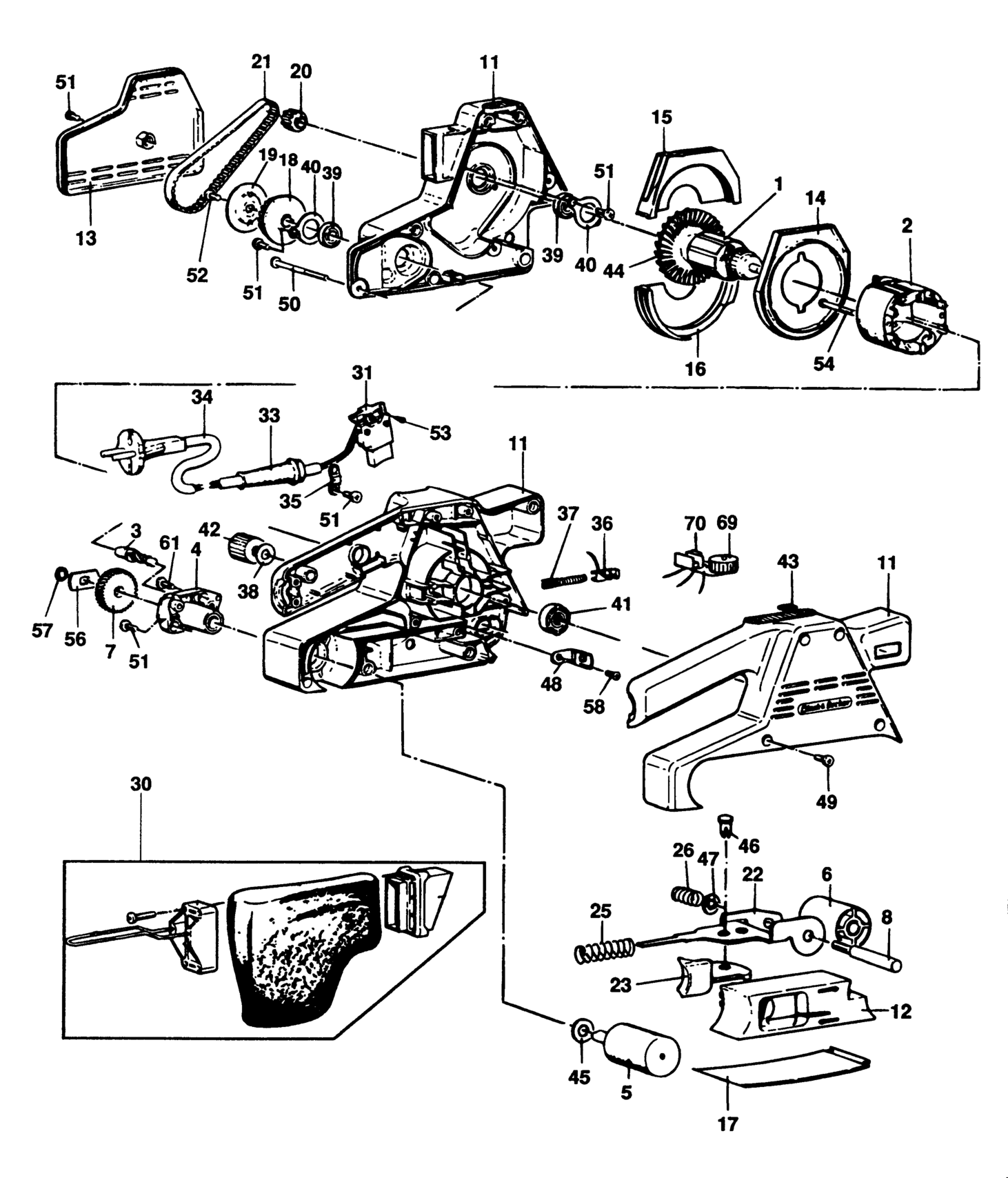 Black&Decker DN83E-DE TYPE 1 BANDSCHLEIFER XX96