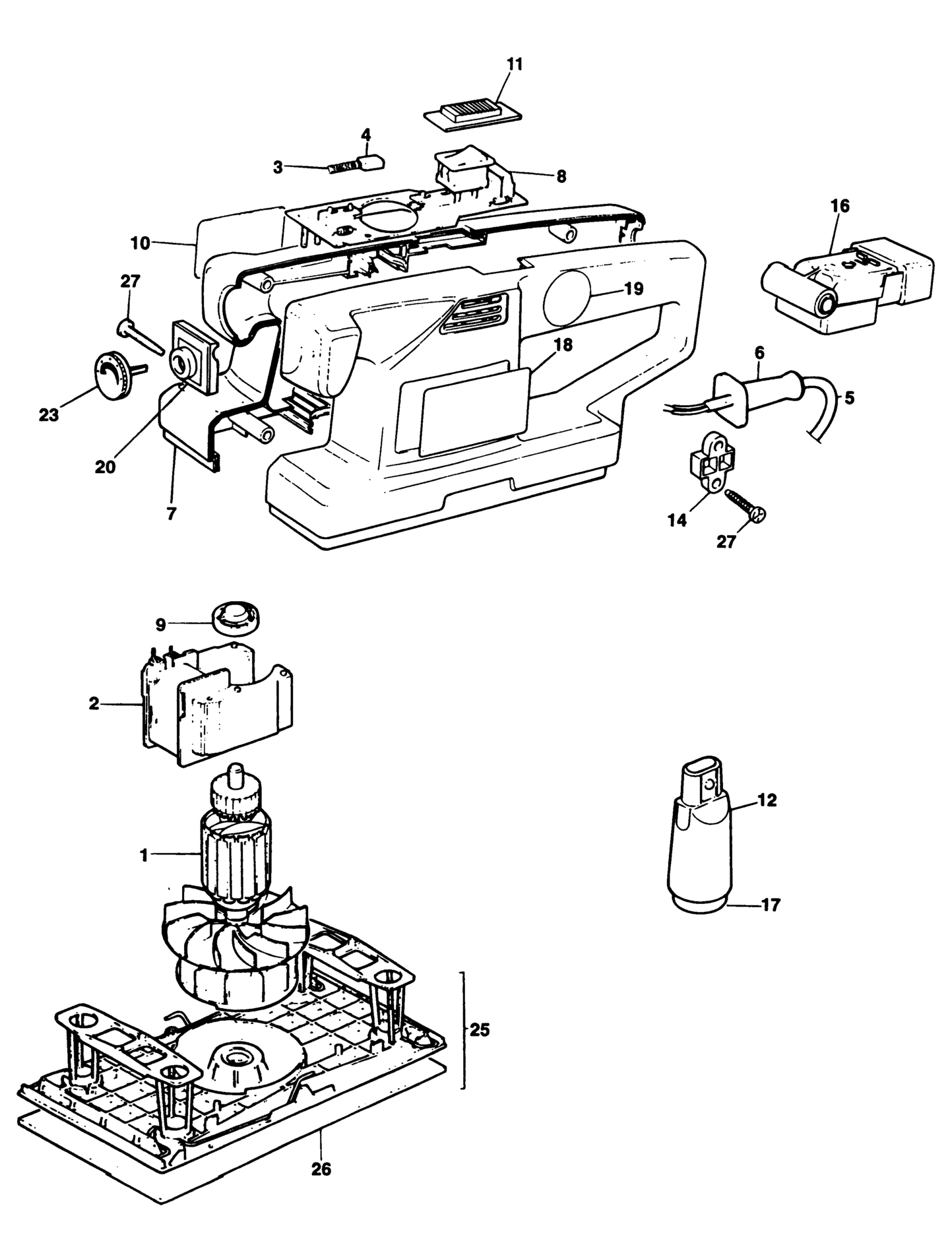 Black&Decker BD179E-DE TYPE 1 SCHLEIFER XX96