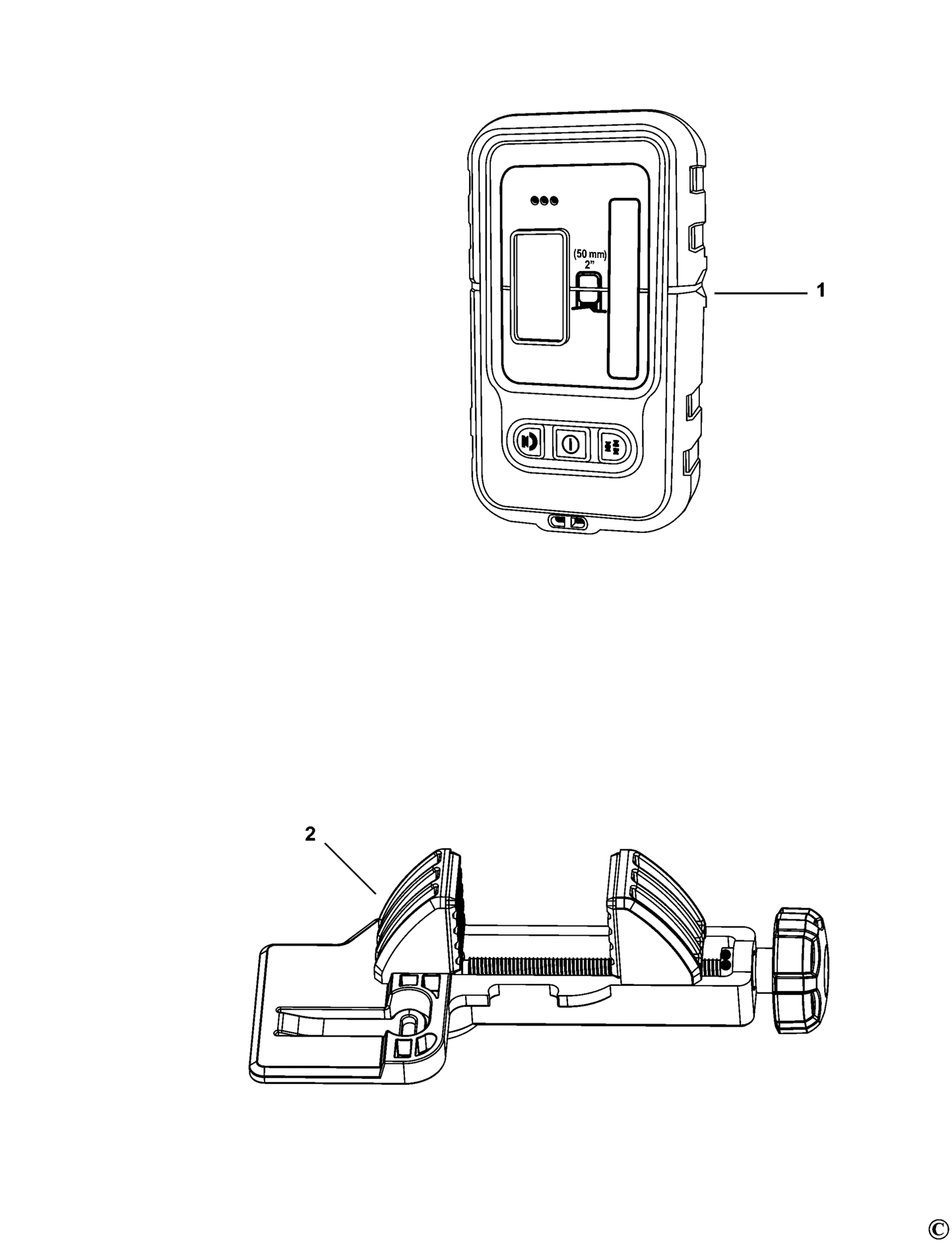 Berner, BTI 183847-QW TYPE 1 DIGITAL LASER DETECTOR