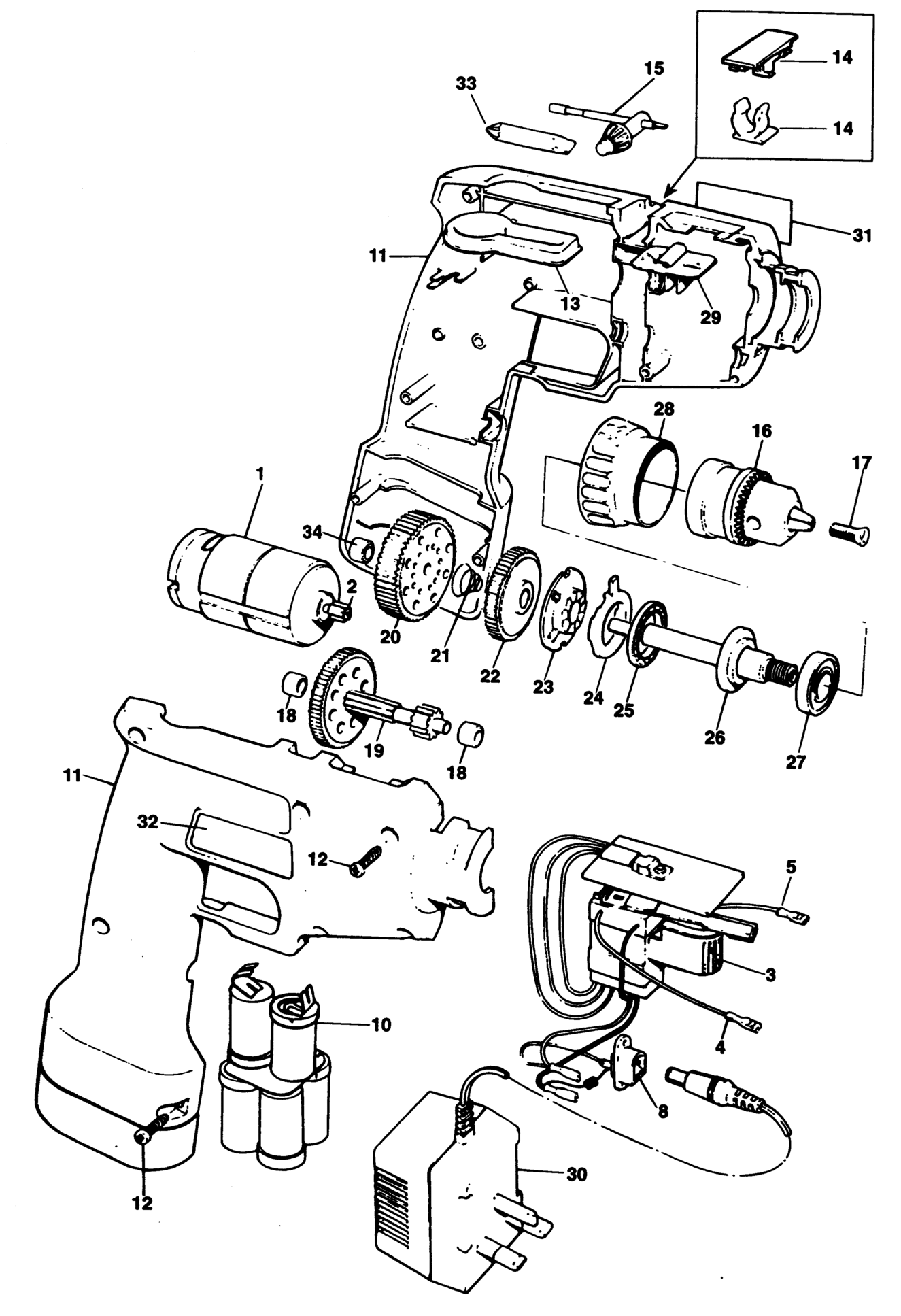 Black&Decker BD602-DE TYPE 1 AKKU-BOHRMASCHINE XX96