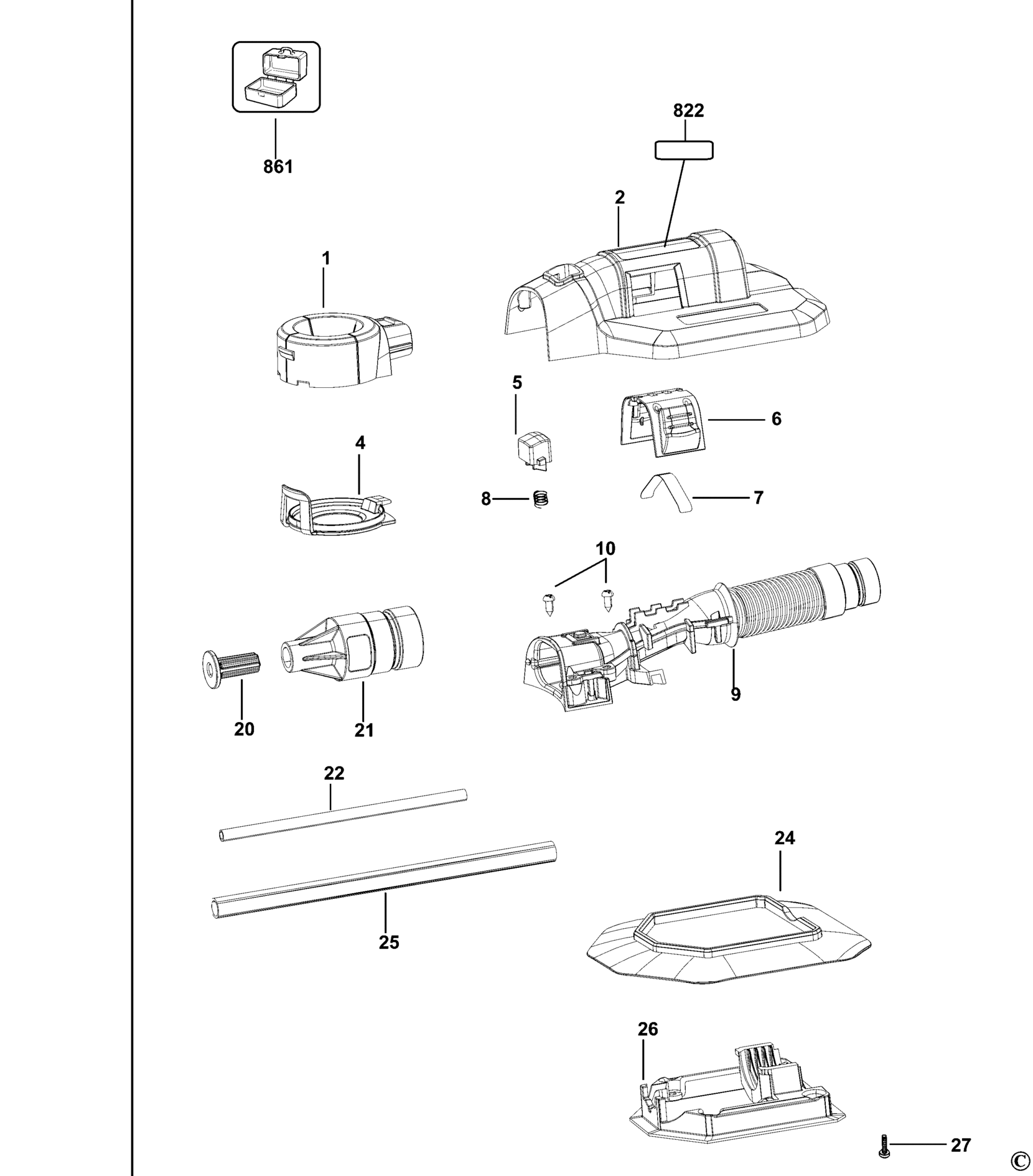 362738-XJ TYPE 1 STAUBABSAUGER