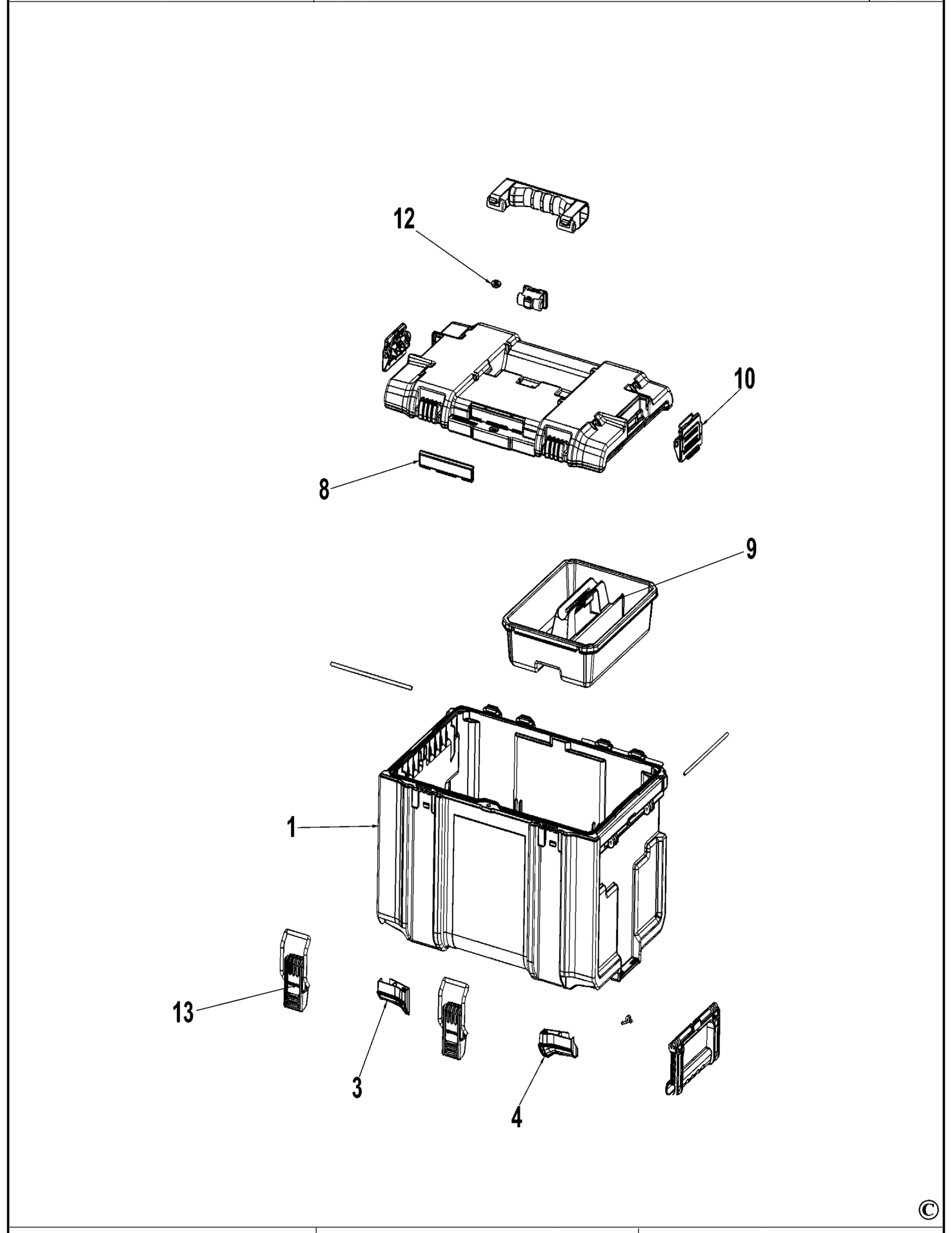 DWST83294-1-XJ TYPE 1 WERKZEUGBOX