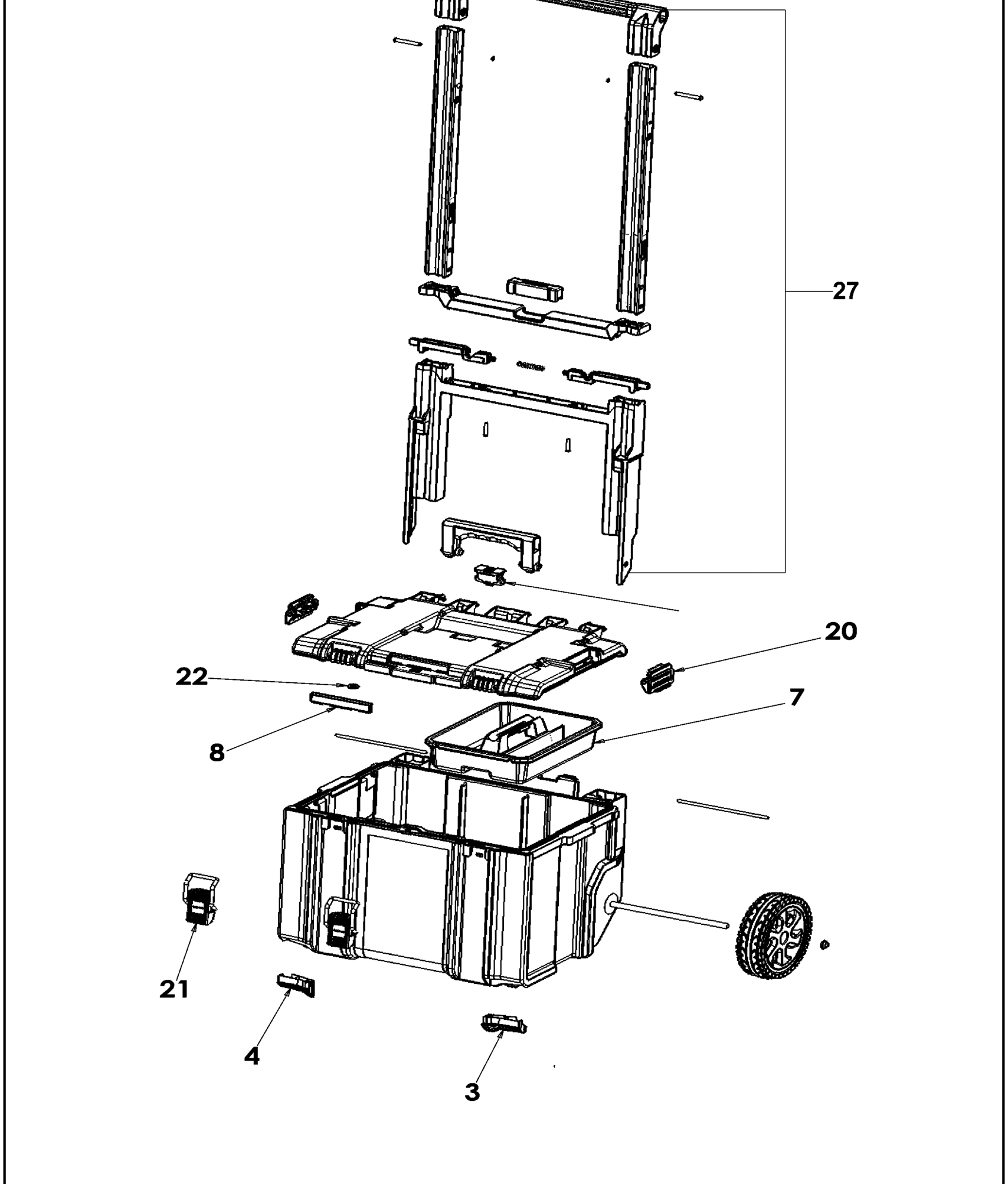 DWST83295-1-XJ TYPE 1 WERKZEUGBOX
