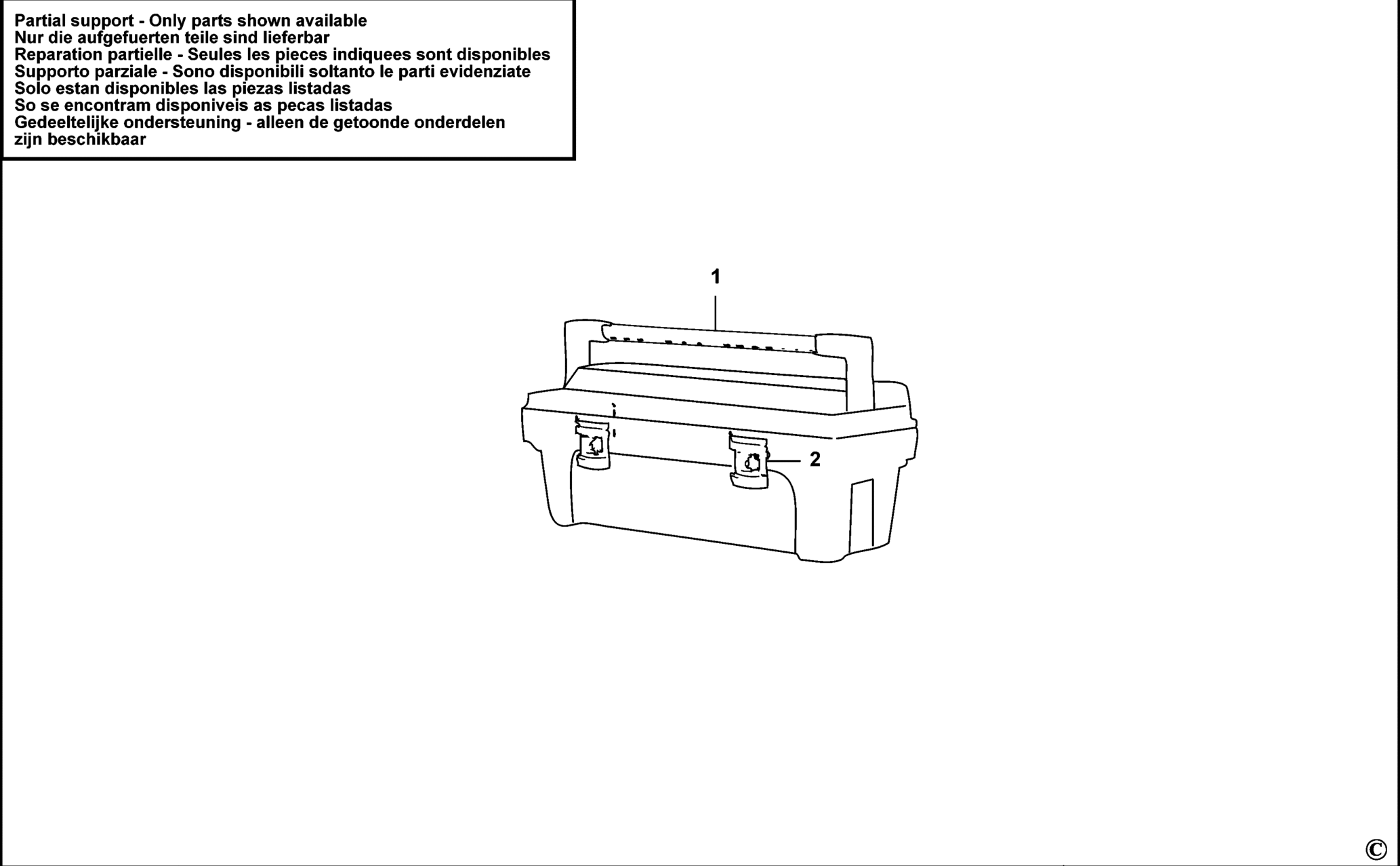 Facom BP.P26-XJ TYPE 1 WERKZEUGBOX