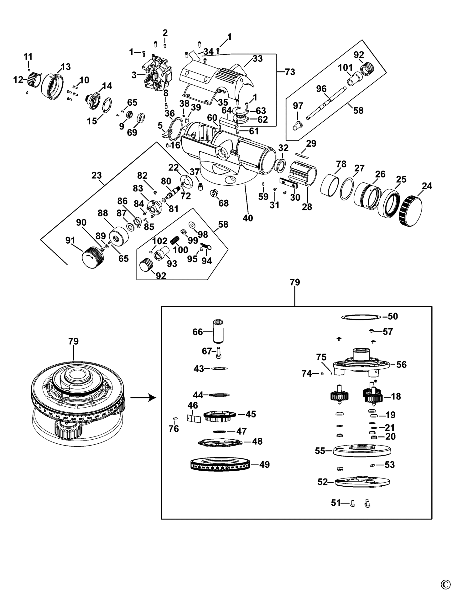AL32D-XJ TYPE 1 HALBAUTOMATIK-NIVELLIERER
