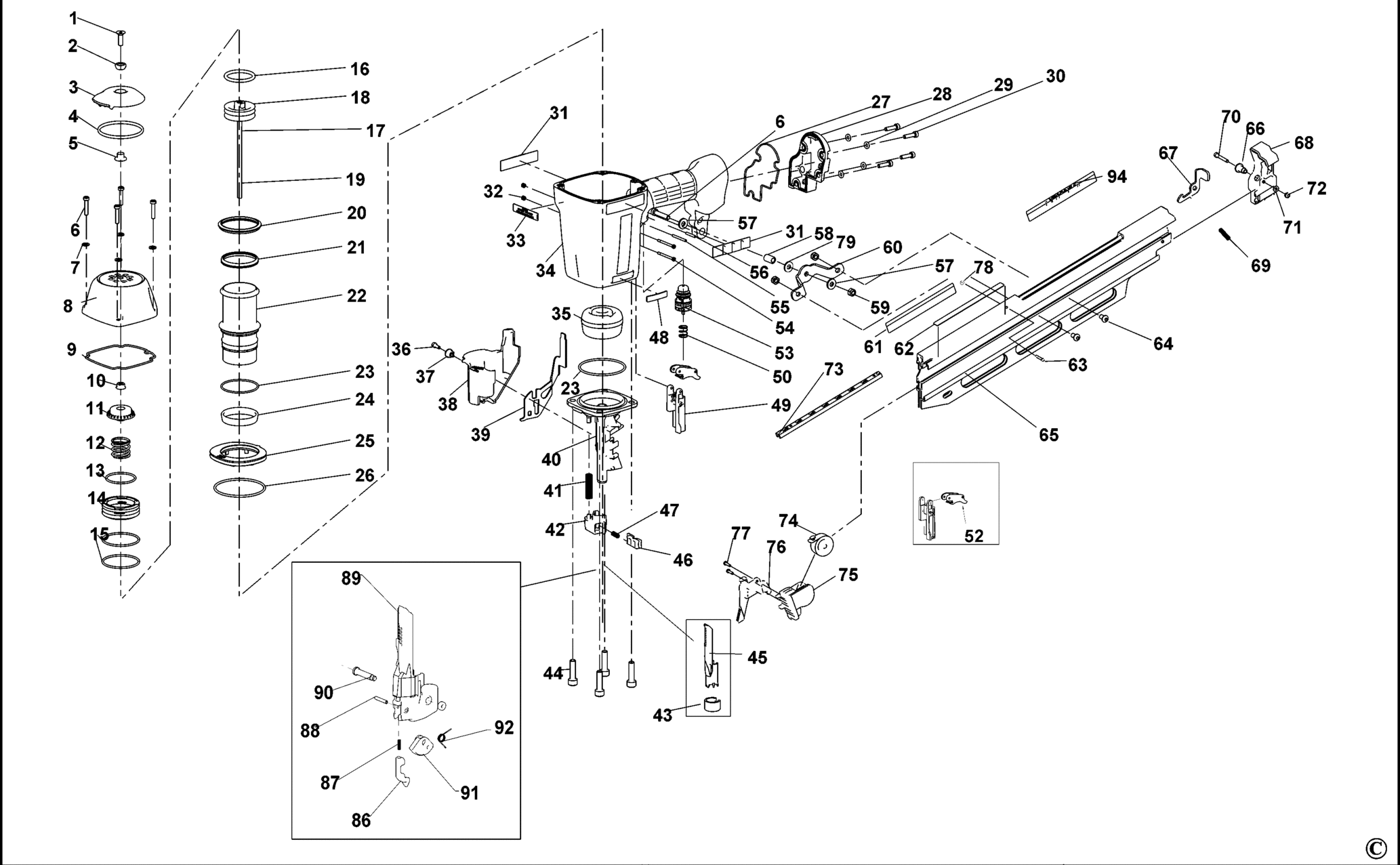N88RH-2MCN-XJ TYPE REV 0 NAILER