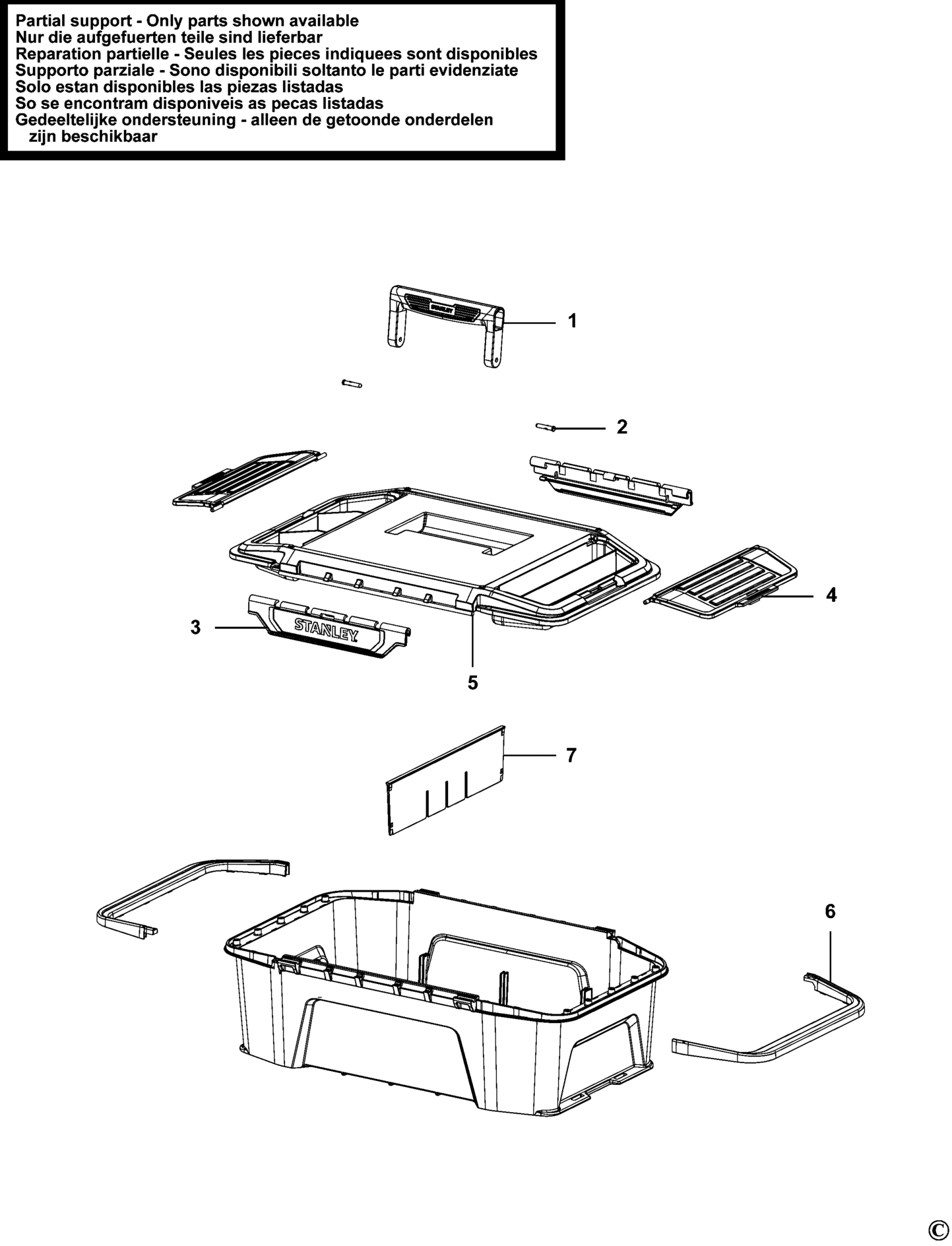 Stanley (FATMAX) STST1-71964-XJ TYPE 1 ORGANIZER