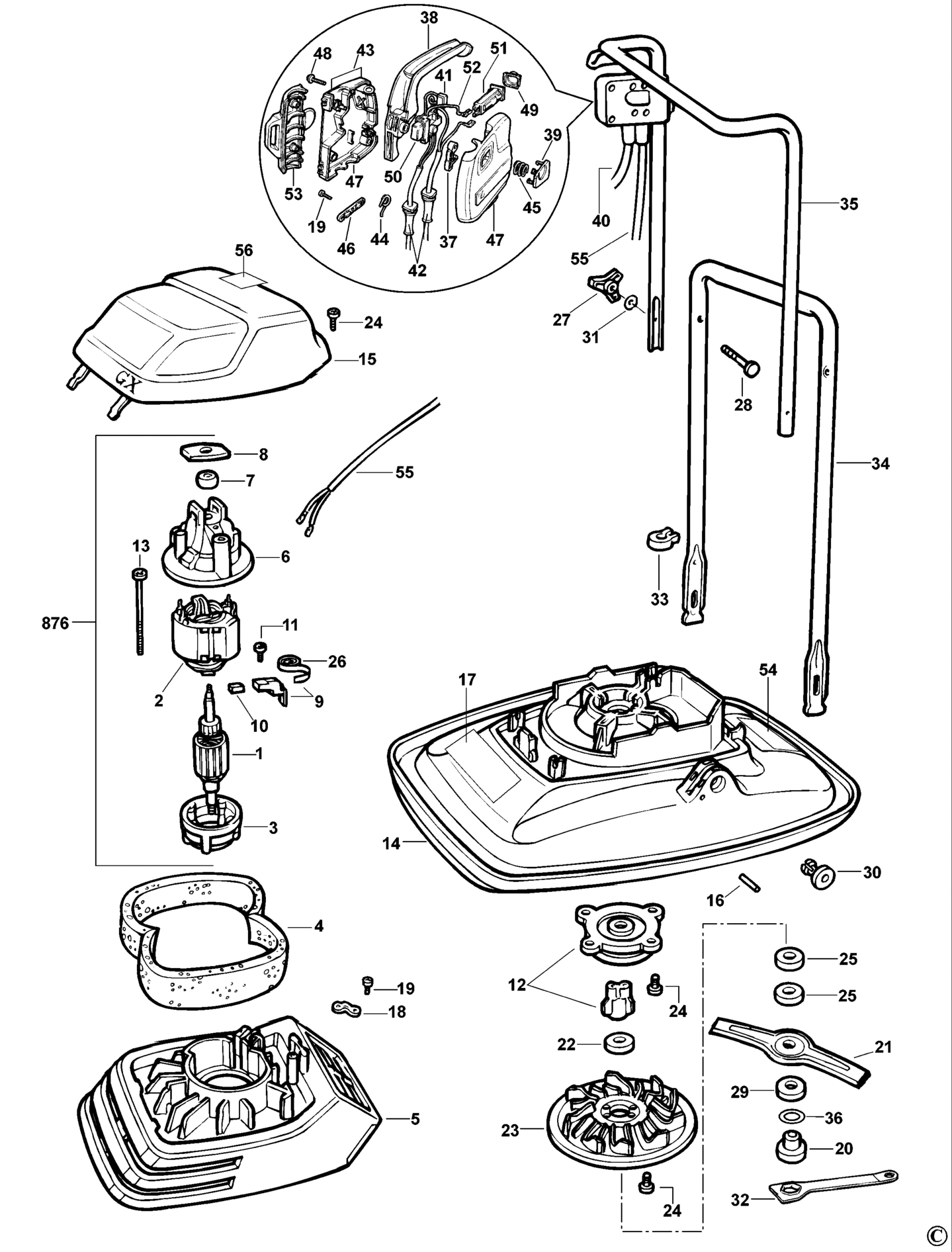 Black&Decker GX302-XC TYPE 8 LUFTKISSENMHER XX96