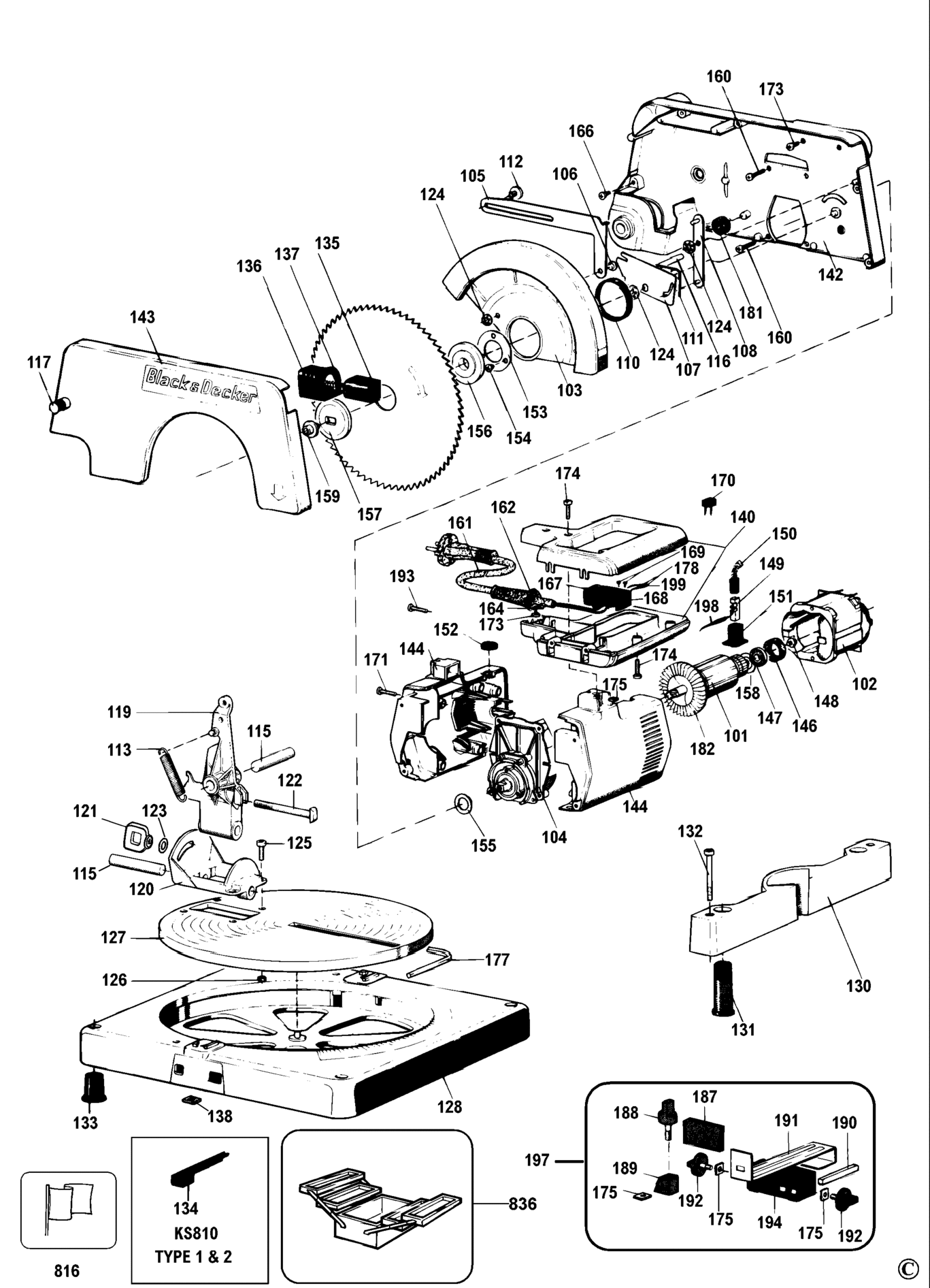Black&Decker KS810-XC TYPE 3 GEHRUNGSSGE XX96