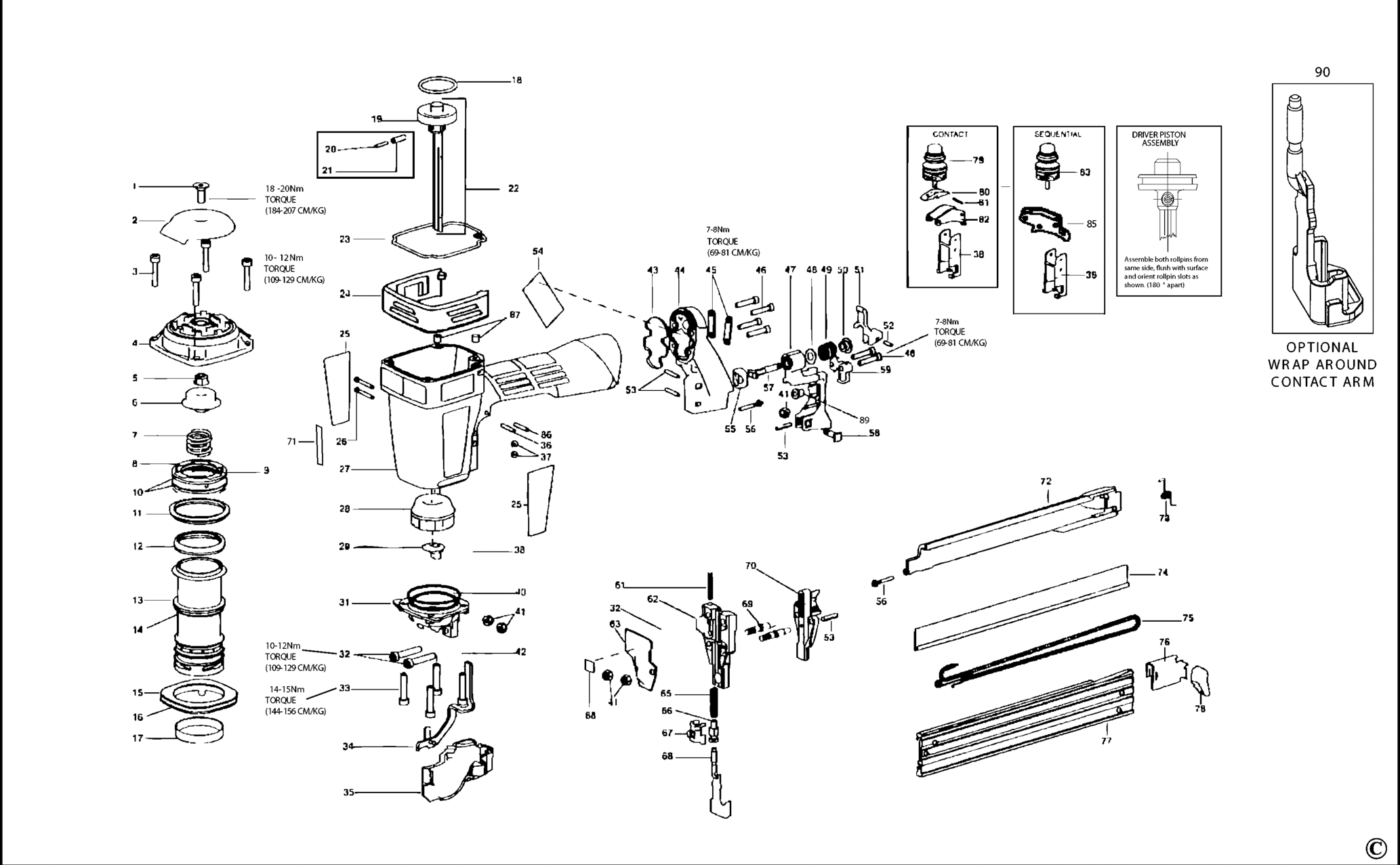 765S5-1E-XJ TYPE Rev 1 DRUCKLUFTKLAMMER AGRAFEUSE