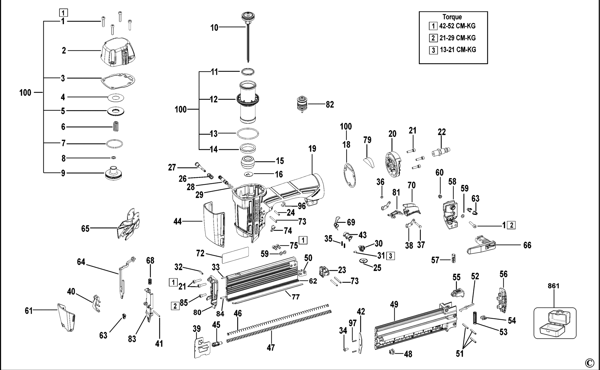 BT1855SP-XJ TYPE Rev 1 NAILER