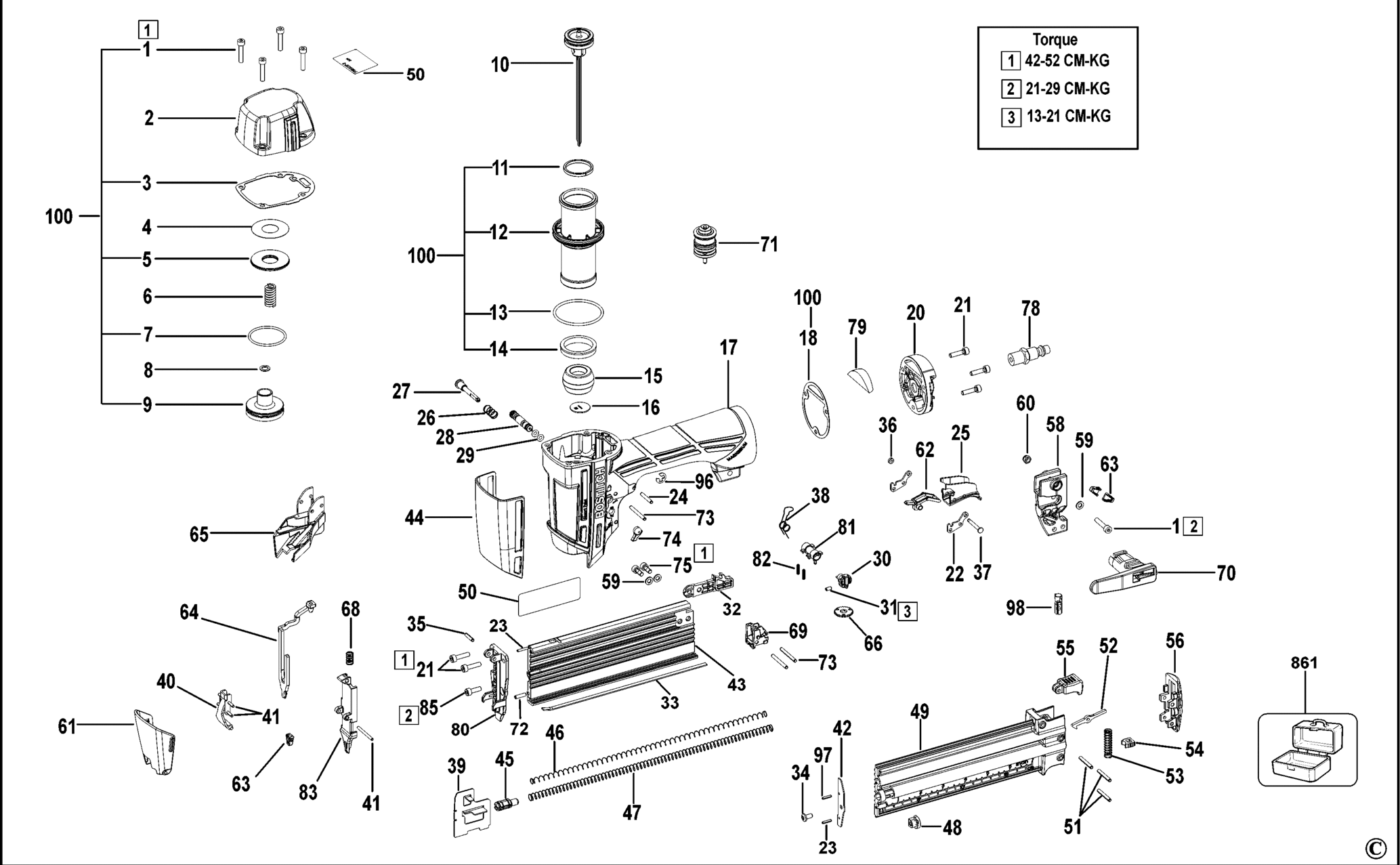Bostitch FN1650SP-M-XJ TYPE Rev A NAILER