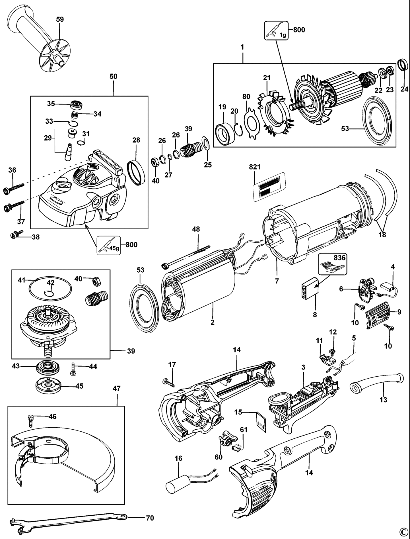 DeWalt D28423-LX TYPE 2 WINKELSCHLEIFER