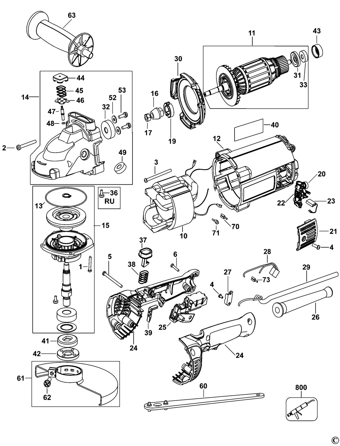 DeWalt D28491-XJ TYPE 5 WINKELSCHLEIFER