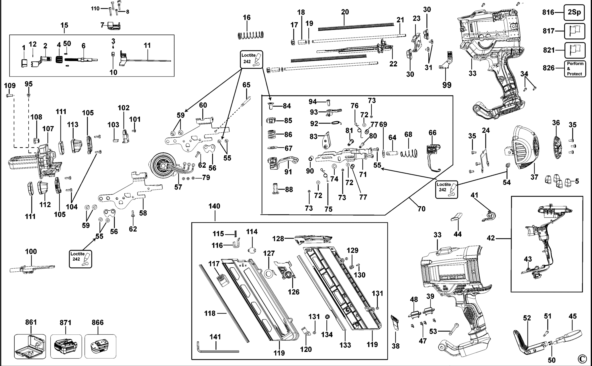 DCN692-QW TYPE 3 AKKU NAGLER
