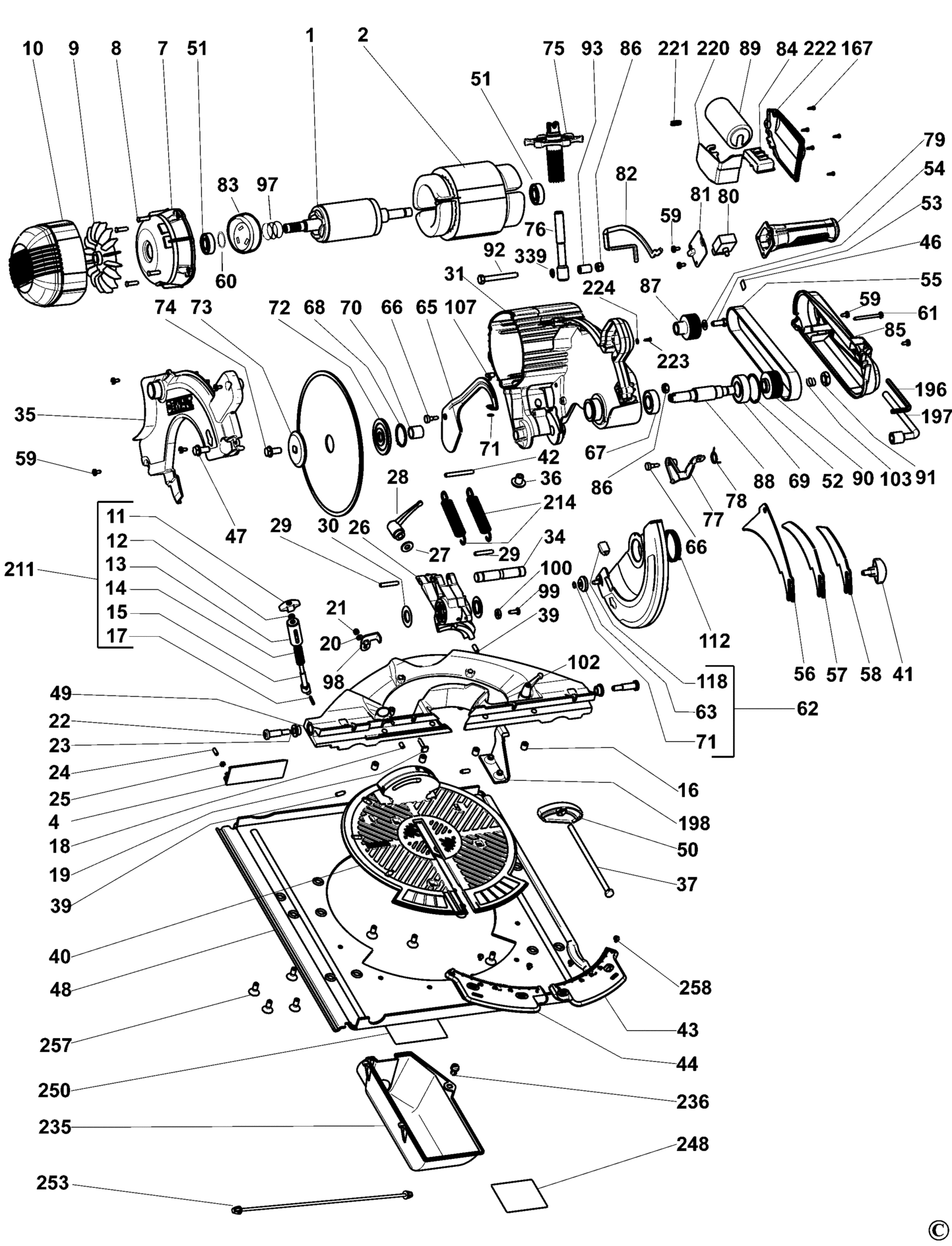 DeWalt DW743-LX TYPE 5 KAPP. UND GEHRUNGSSAGE