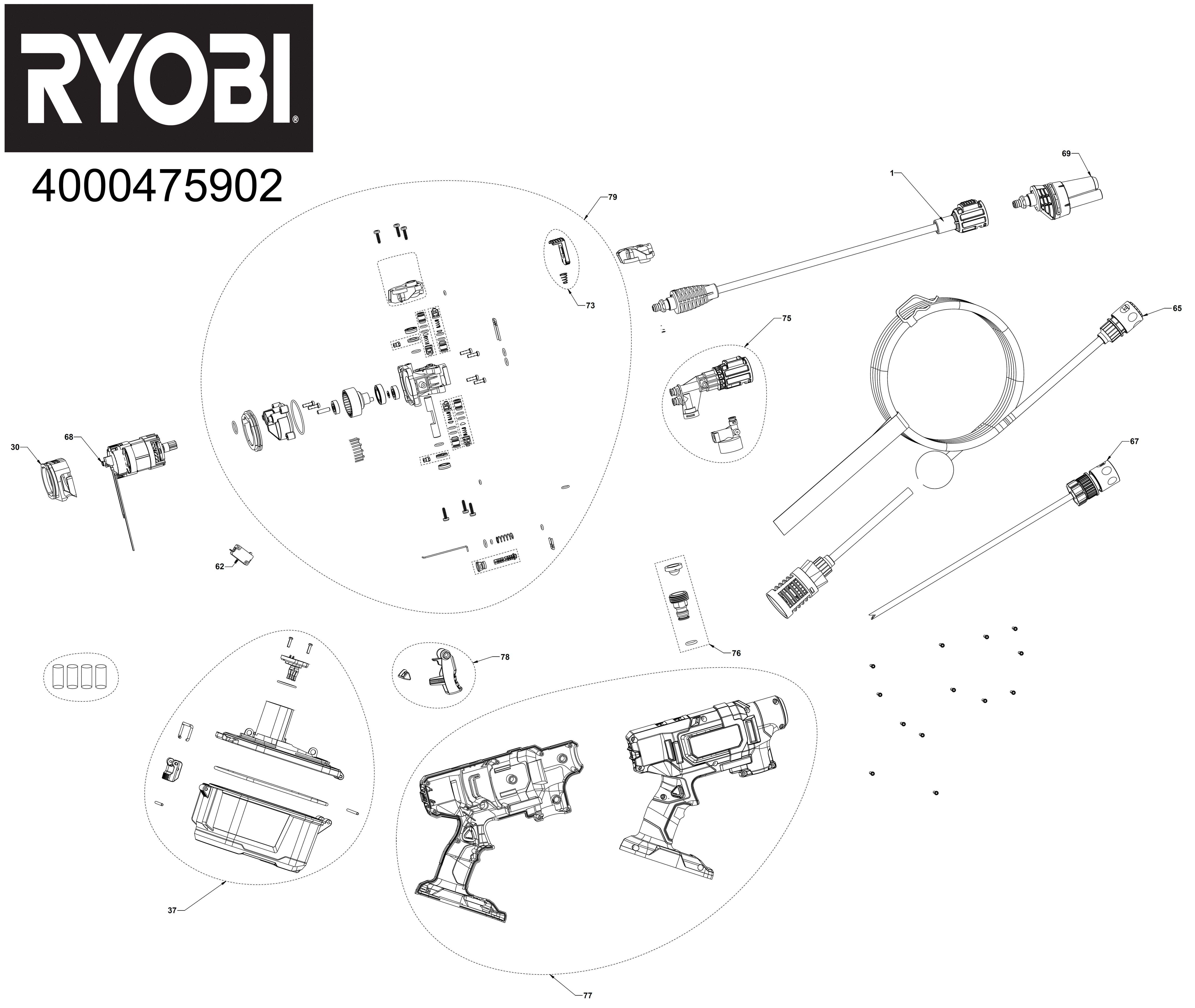 RY18PWX41A-125 - Hochdruckreiniger XX96