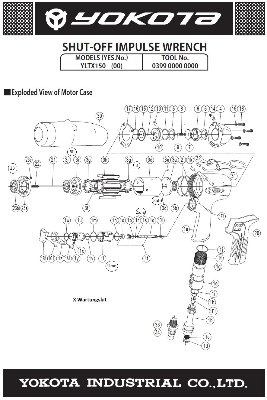 YLTX150 - Impuls-Abschalt-Schrauber