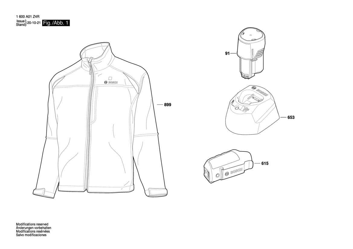 Bosch GHJ 1218V XA Winterjacke