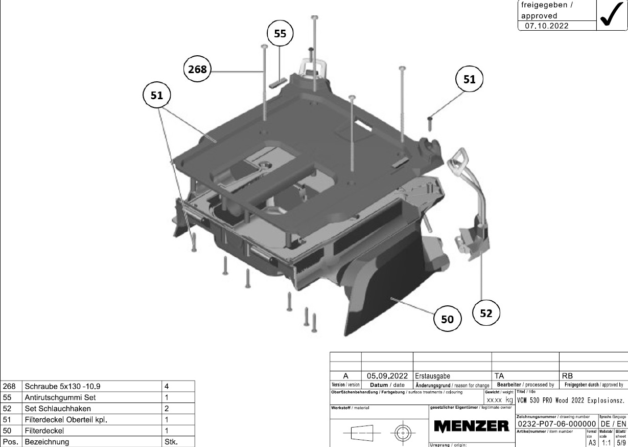 2 Filter Flachfaltenfilter Für Menzer VCM 530 PRO  Produktbild-Vorschau 2