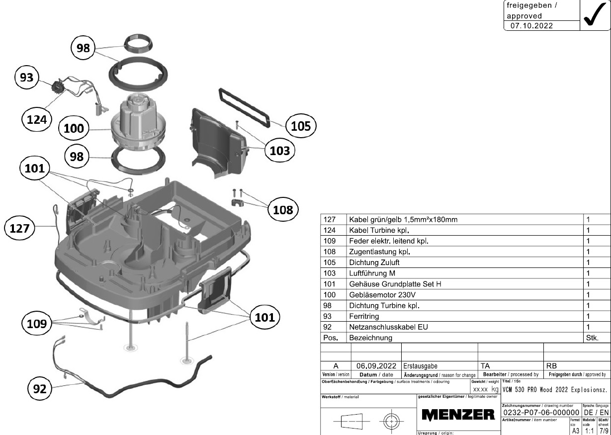 2 Filter Flachfaltenfilter Für Menzer VCM 530 PRO  Produktbild-Vorschau 5