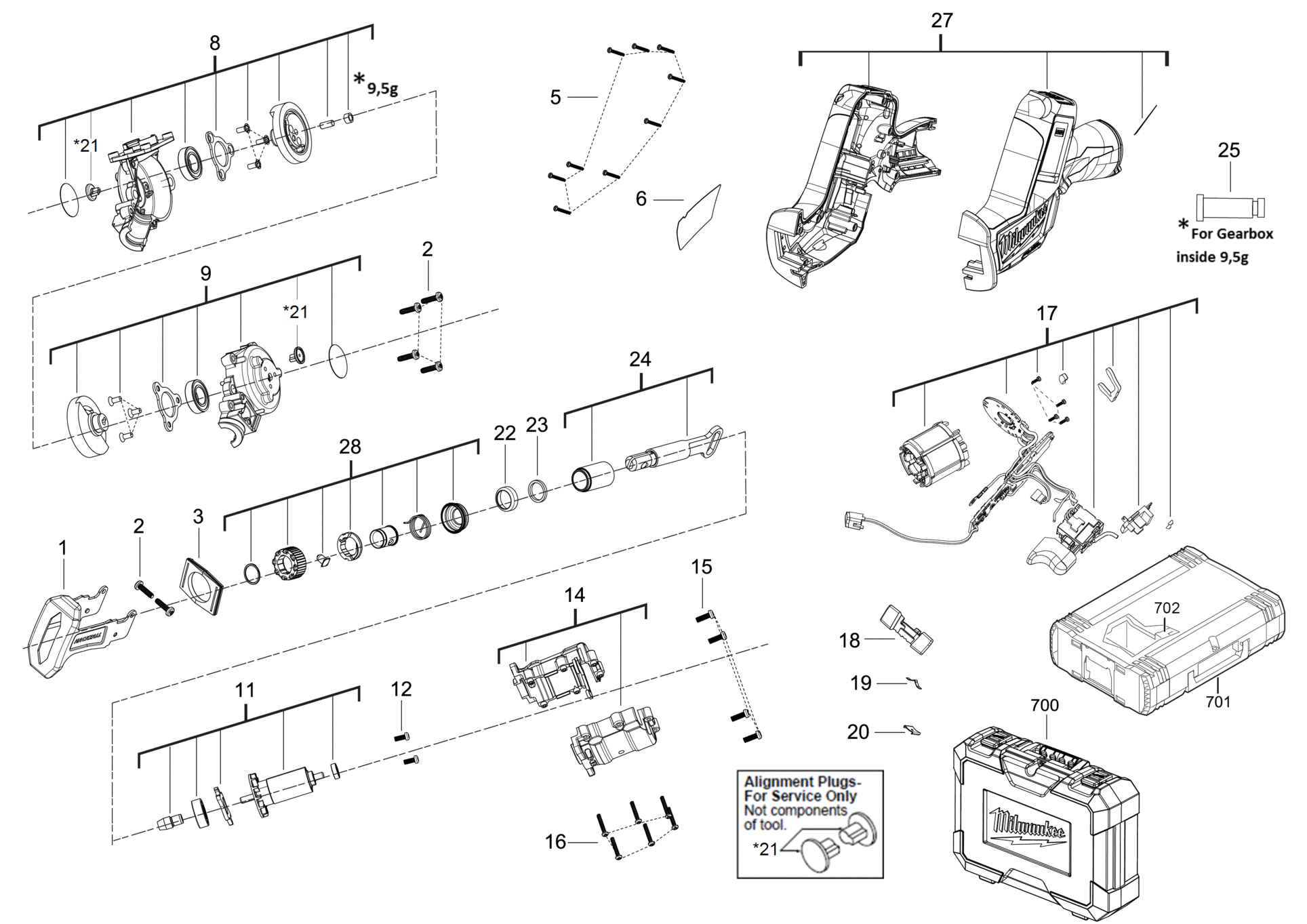 Milwaukee M12CHZ-602X - Saws