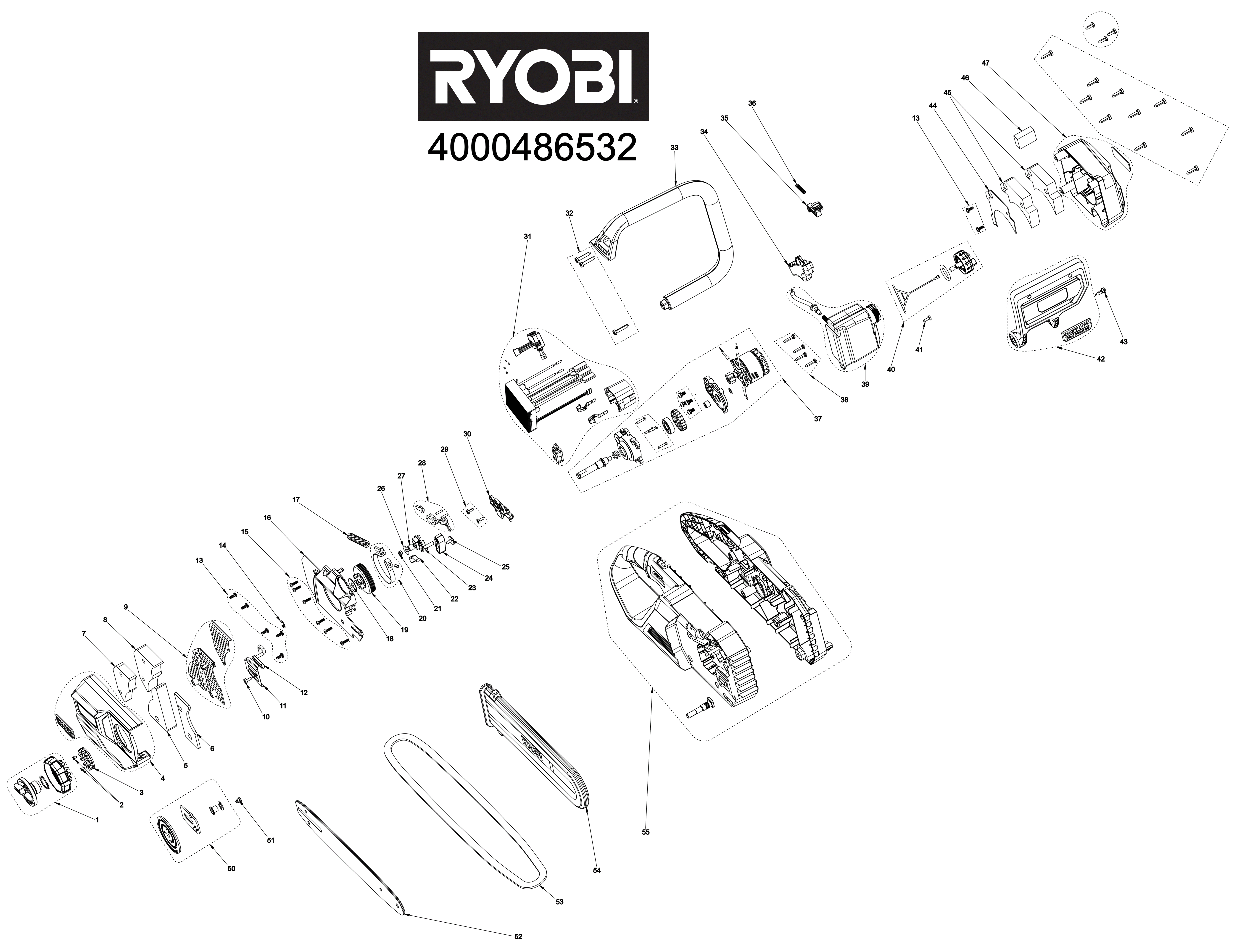 Ryobi RY18CSX35A-150 - Saws XX96