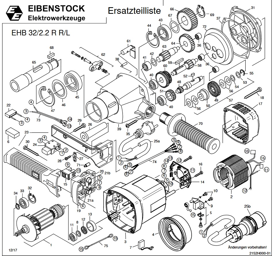 EHB 322.2 R RL 230V - Handbohrmaschine