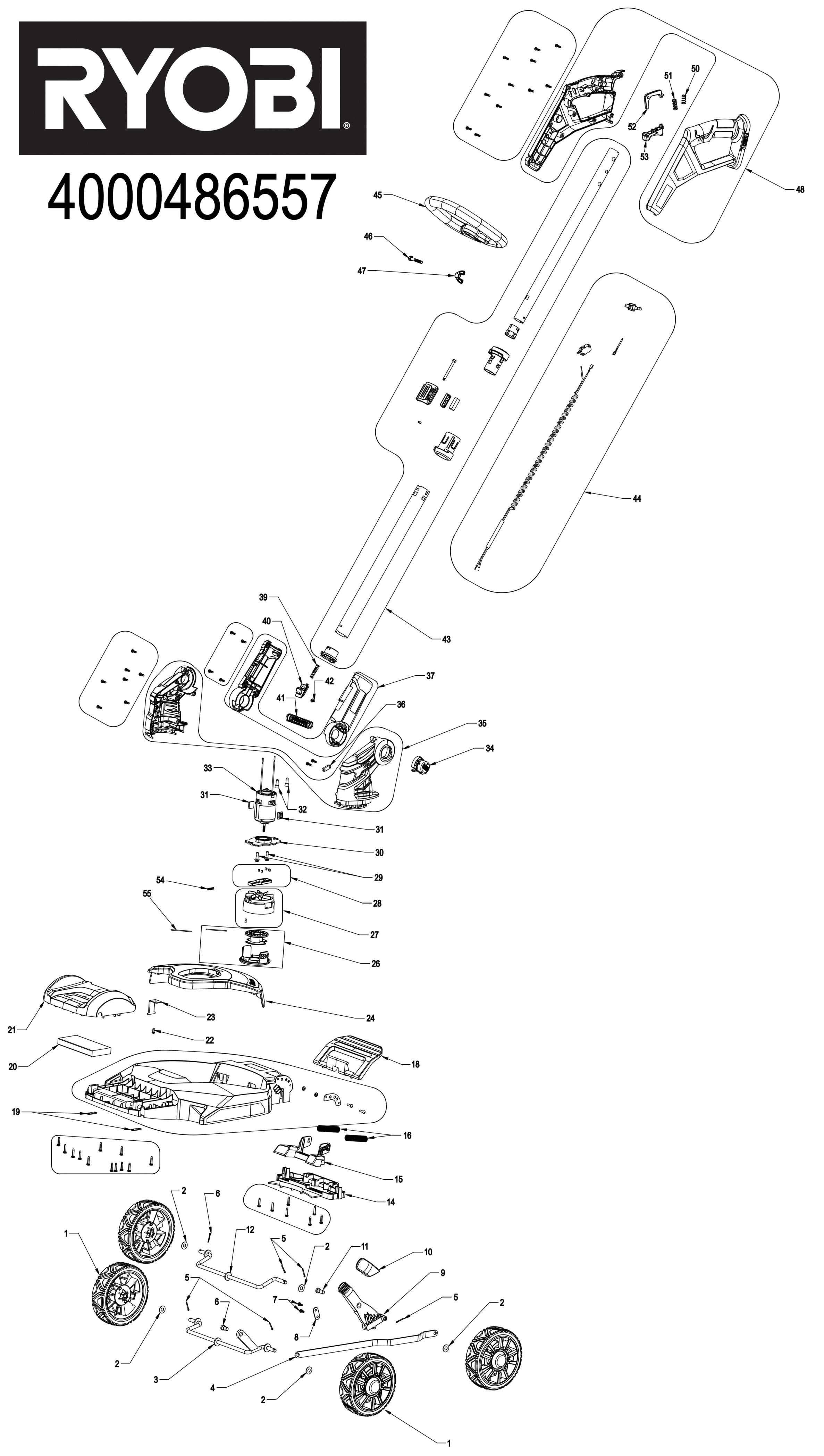 Ryobi RY18LMC30A-120 - Mowers XX96
